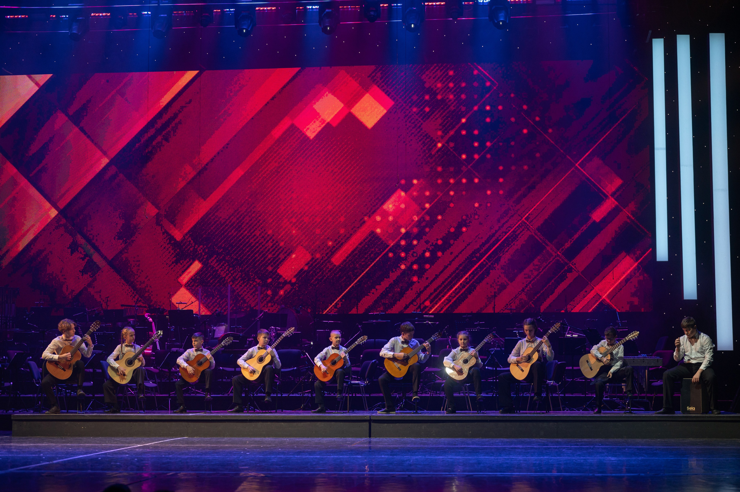 Отчетный концерт ДШИ «Гармония» «Зимняя гармония». Фотограф новорожденных, семейный детский в Тюмени Татьяна Морозова