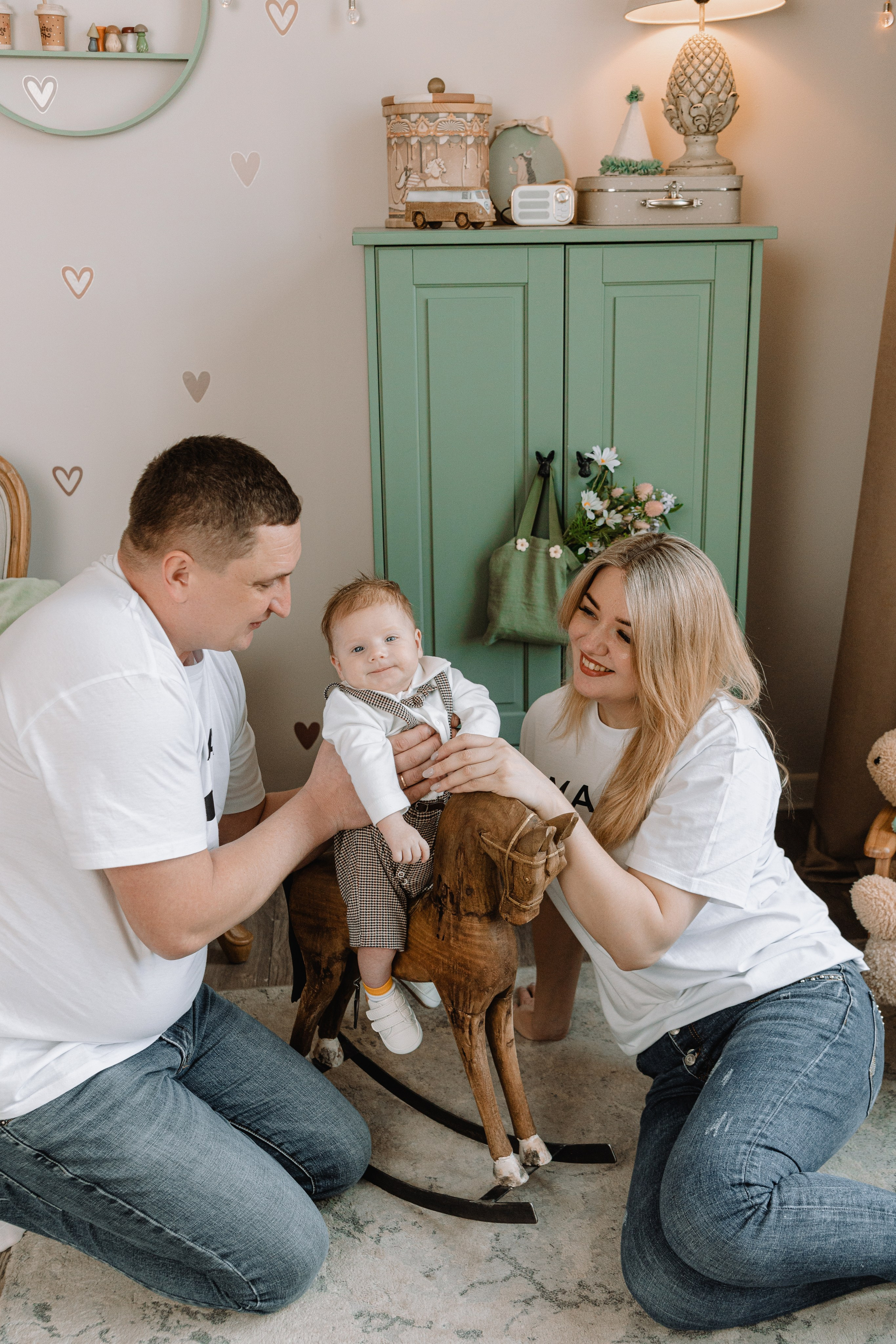 Юлия, Алексей и маленький Максим. Фотограф Воронеж Варвара