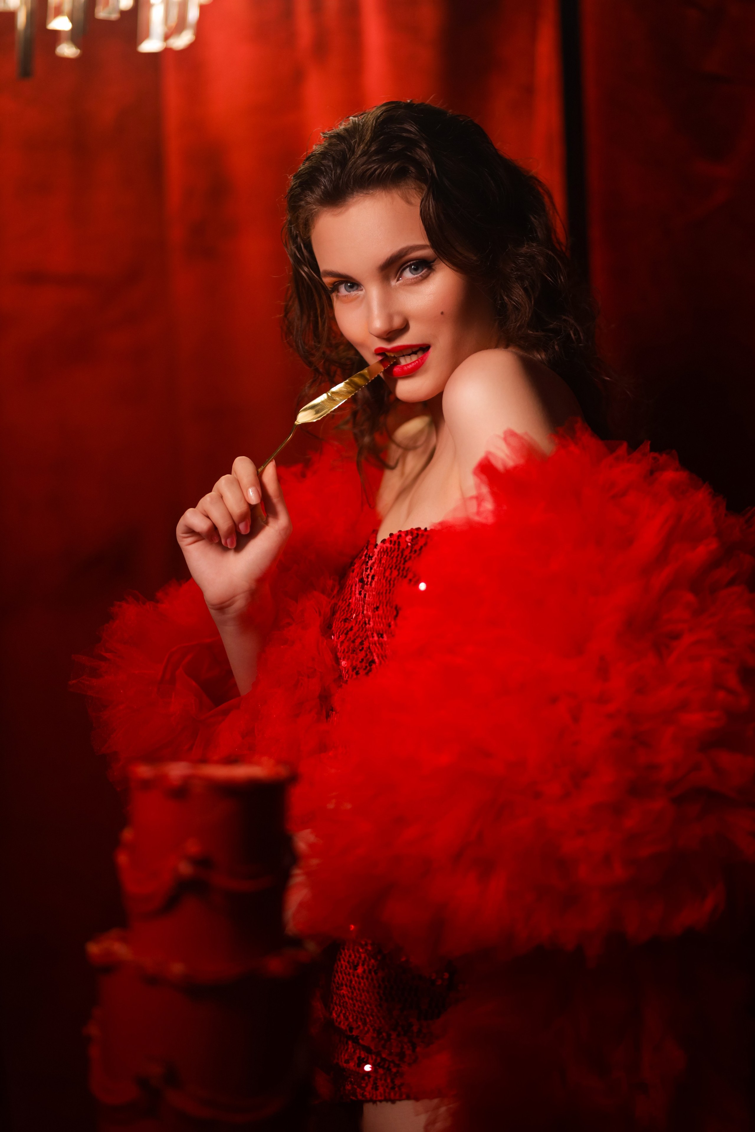 Кристина и красный бархат. Свадебный фотограф Беларусь Ольга Козыренко