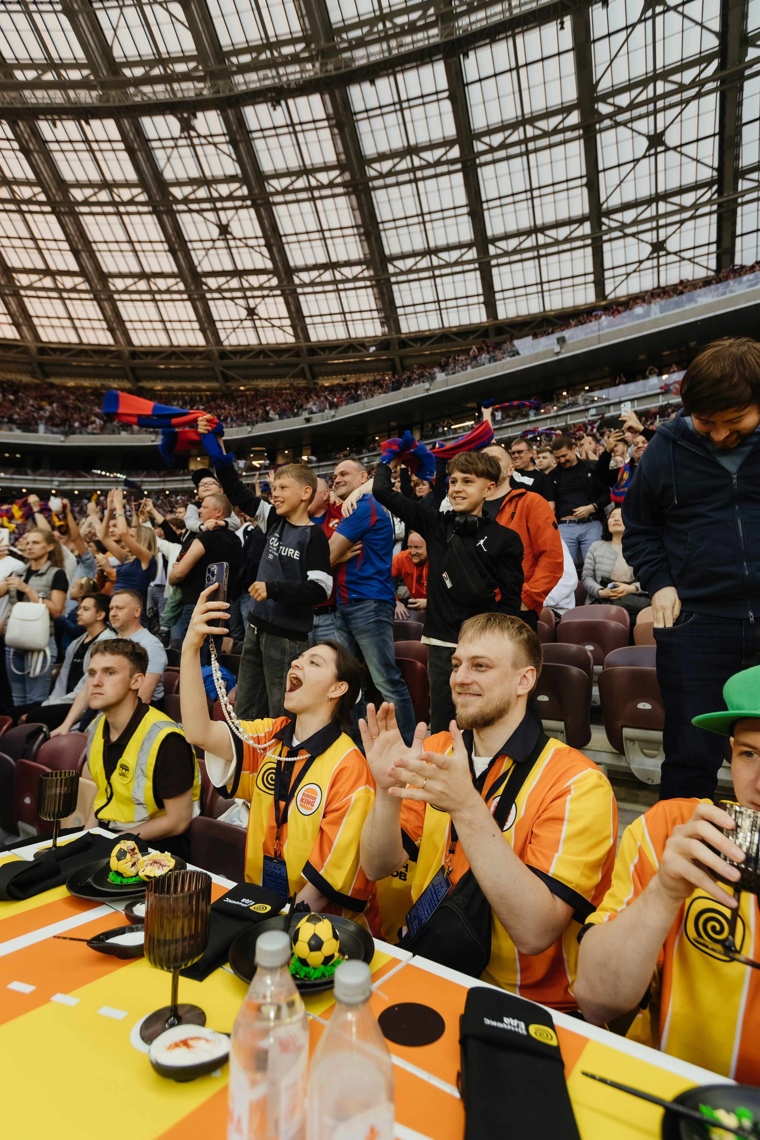 Яндекс Еда x Burger King На финале кубка России по футболу. Репортажный, event, концертный и backstage фотограф из Москвы Виталий Кривцов