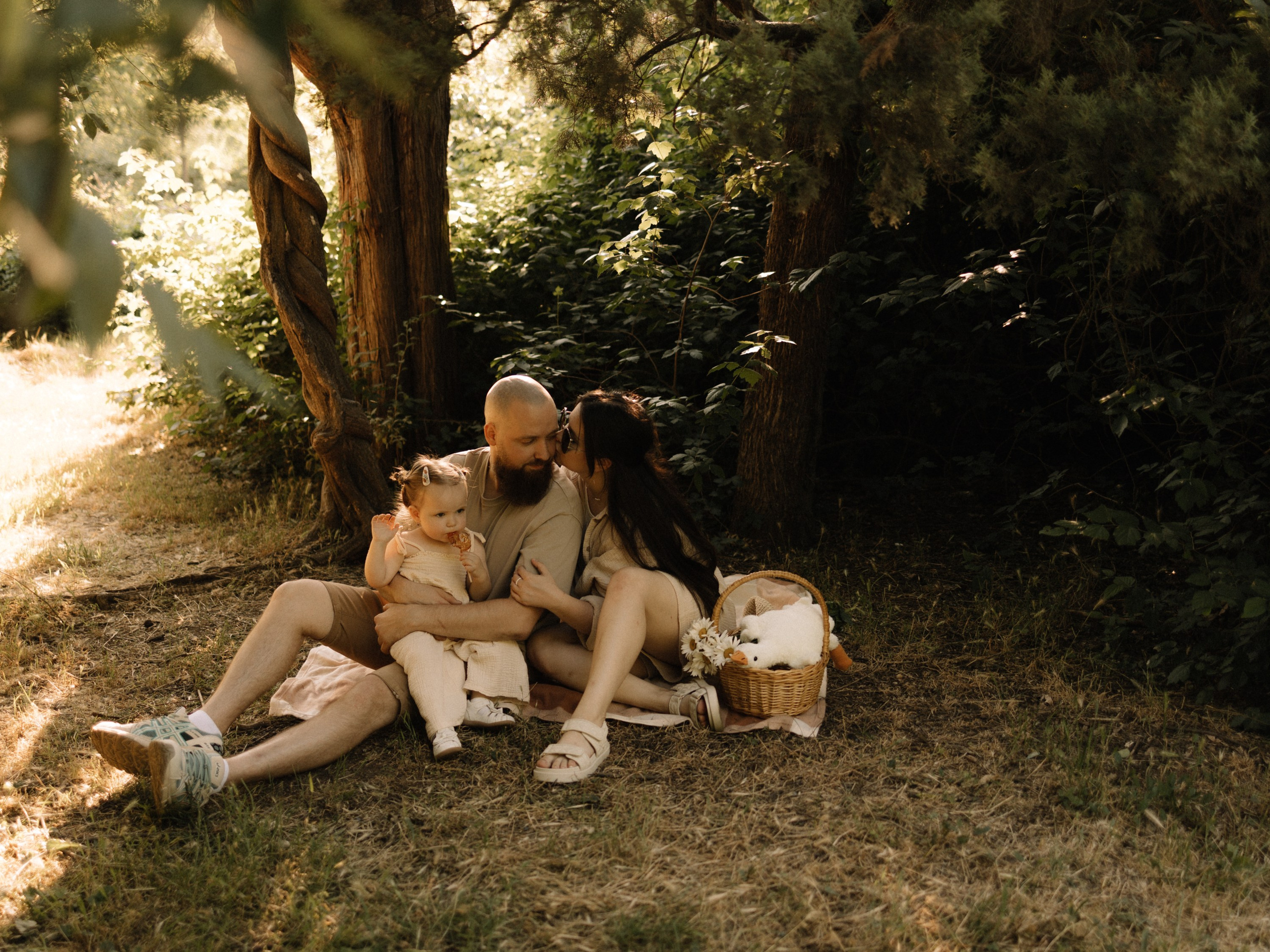 К двум годам Машули — дендрарий. Семейный фотограф в Краснодаре Храмова Анна