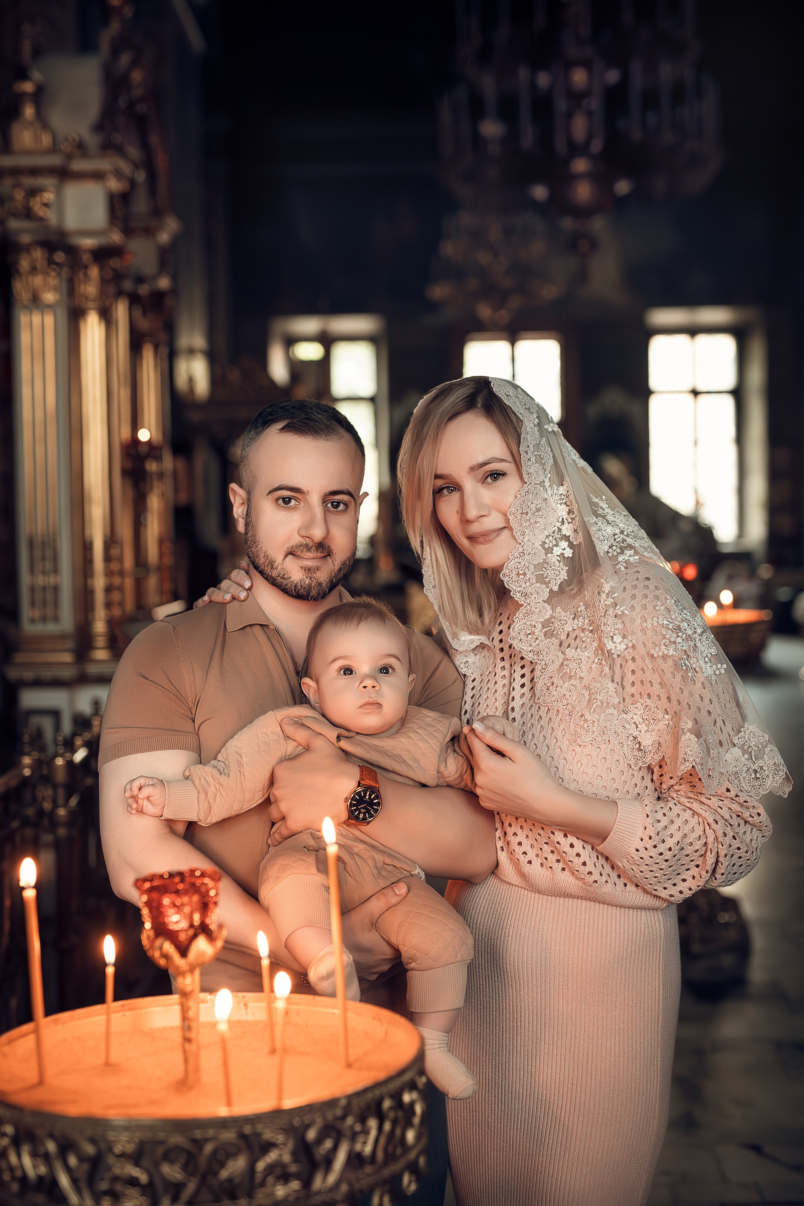 Фотосессия крещения в Москве