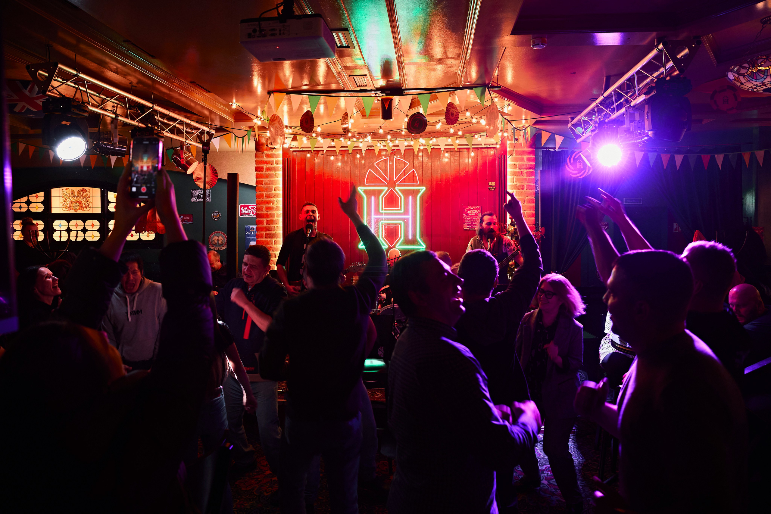 Новогодние выходные в Harat’s pub. Фотограф Александра Иванова