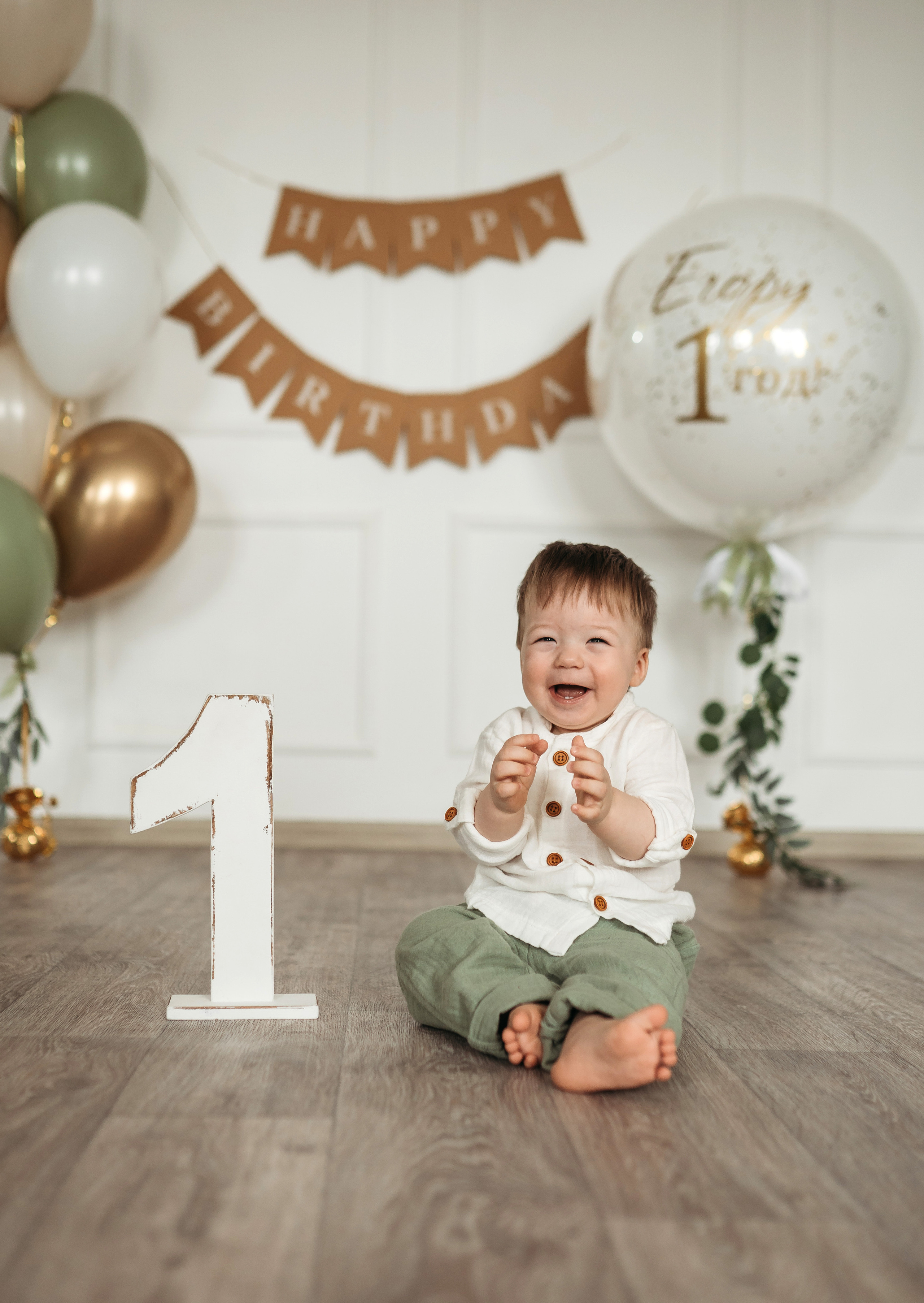 Егору 1 годик. Семейный фотограф Островская Альбина г. Мирный Саха (Якутия)
