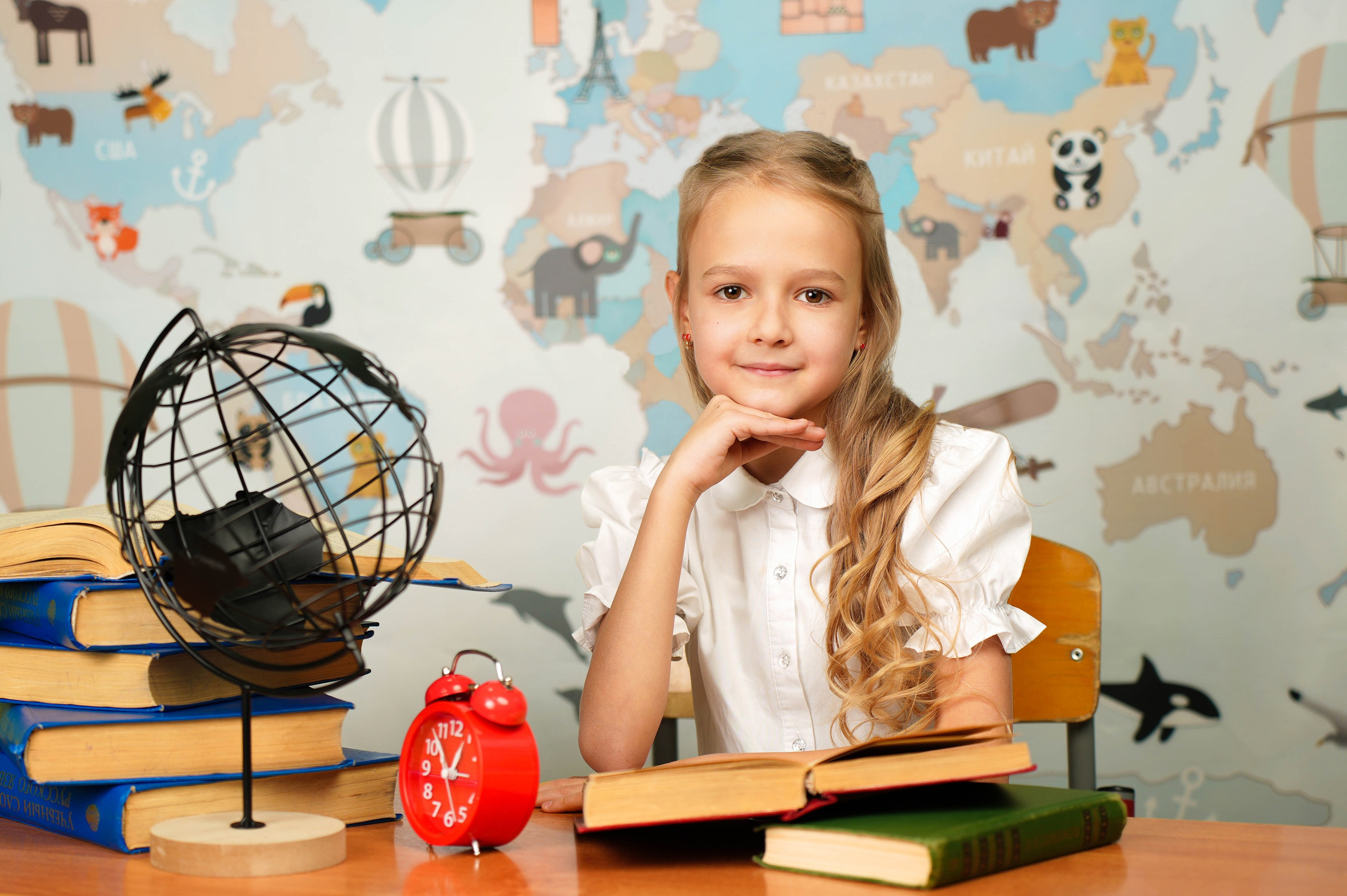 Фон начальные классы. Школьная фотография Поповы