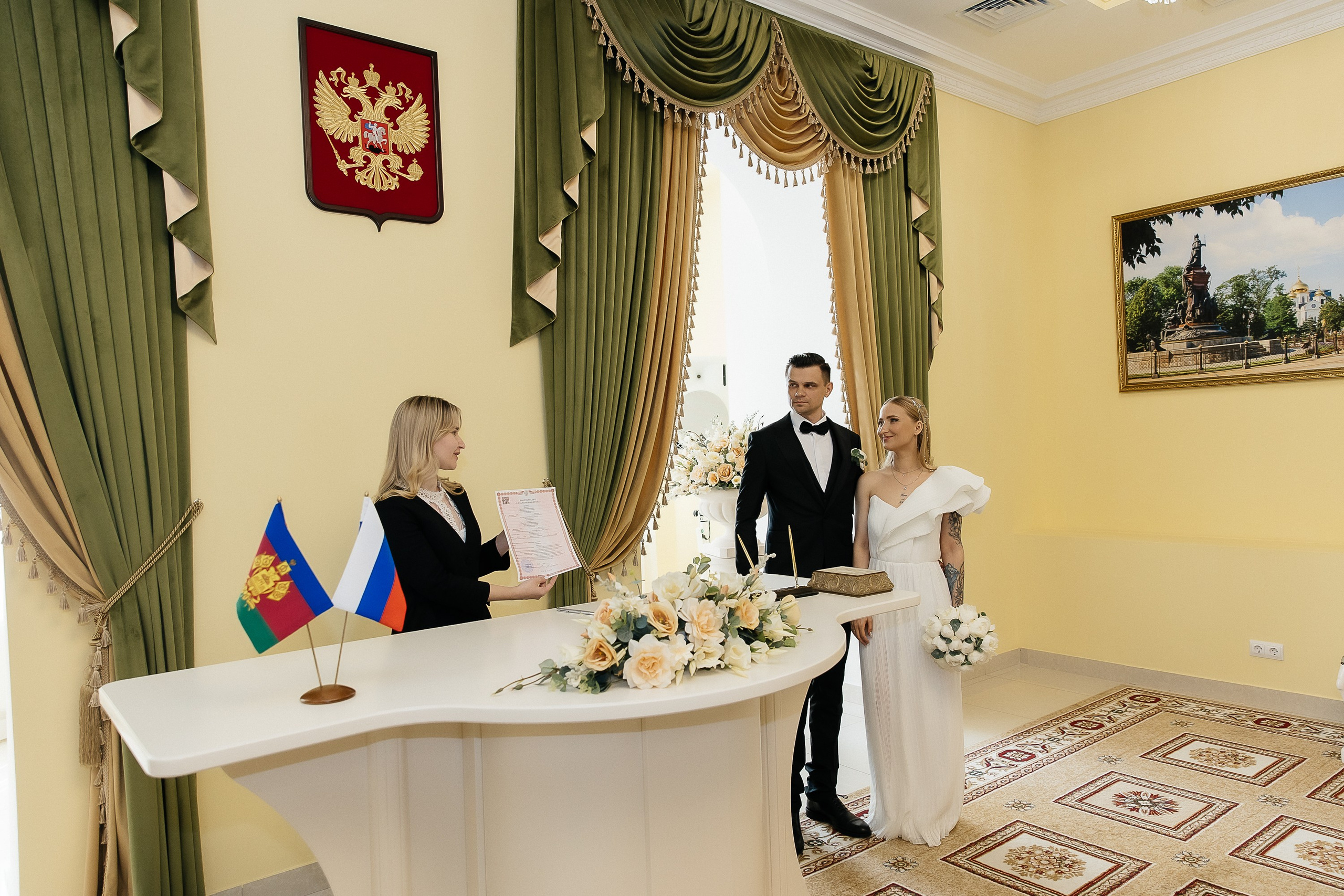 Свадьба в Краснодаре: роспись и фотосессия в парке Галицкого. Свадебный и семейный фотограф Виолетта Сидельникова. Краснодар, Россия, Беларусь, Европа