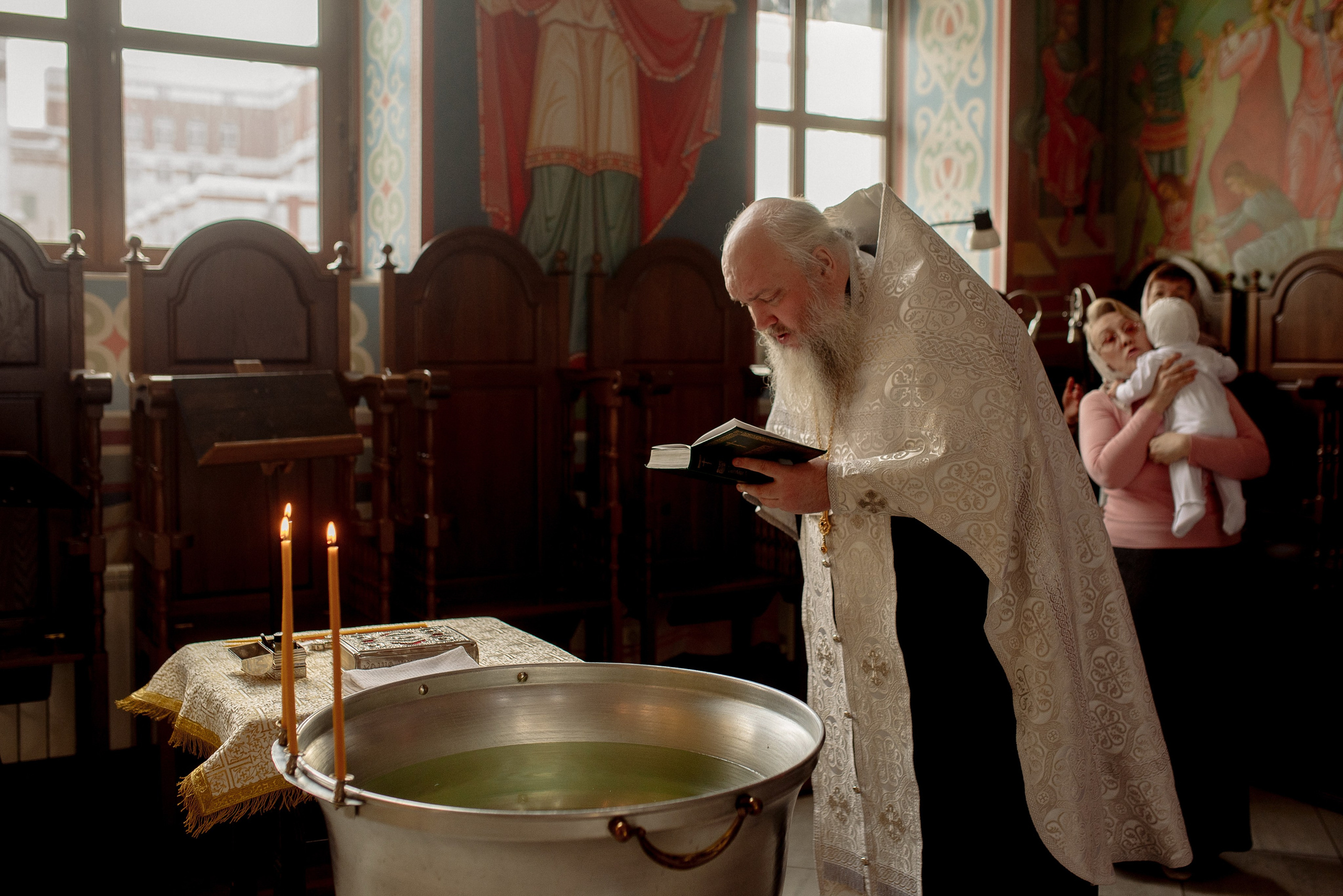 Крещение Алисы. Фотограф Мария Стрелкова