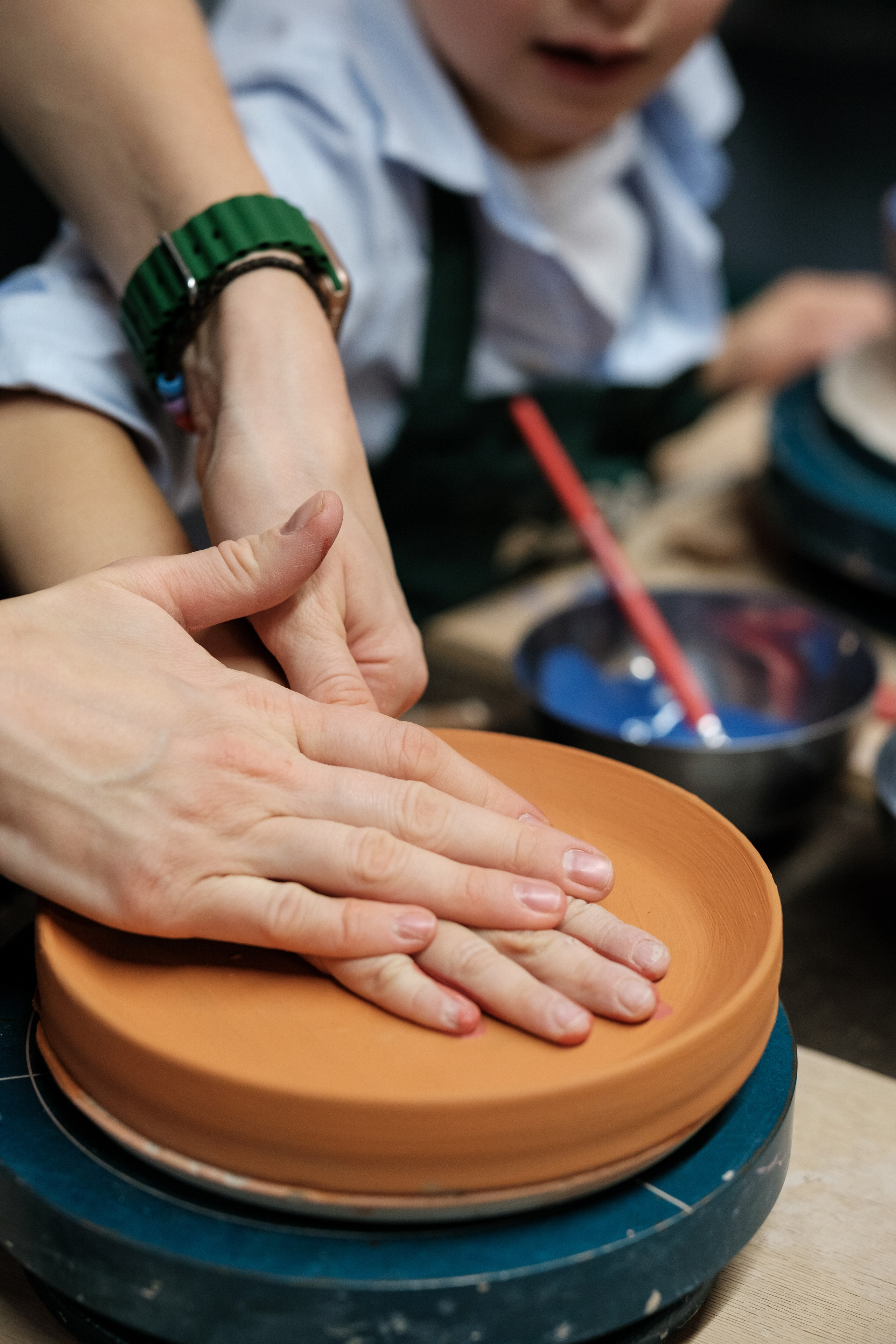 День рождения в студии керамики. Семейный и детский фотограф в Москве Светлана Потемкина