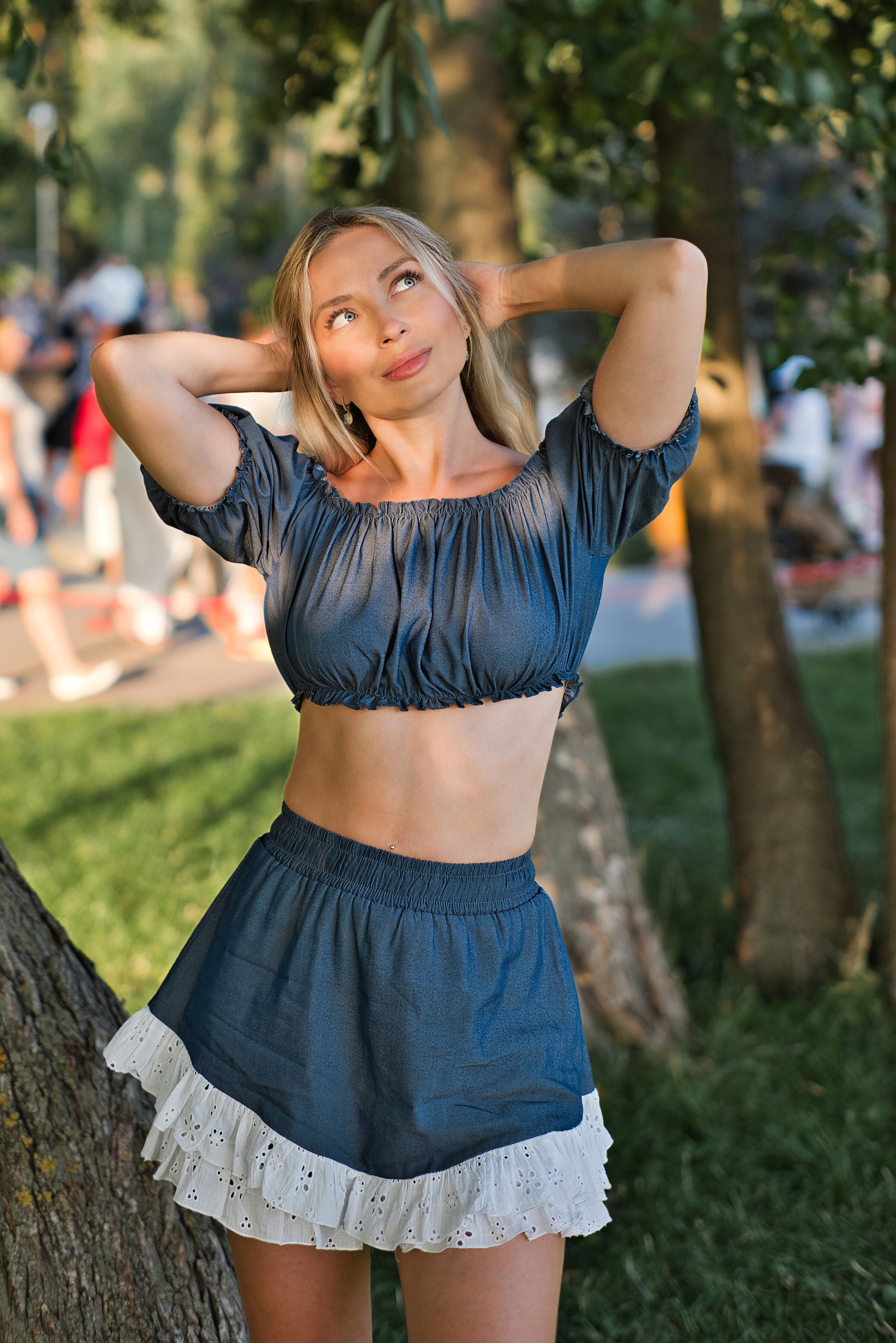 Юля и солнце. Фотограф Денис Кривопусков