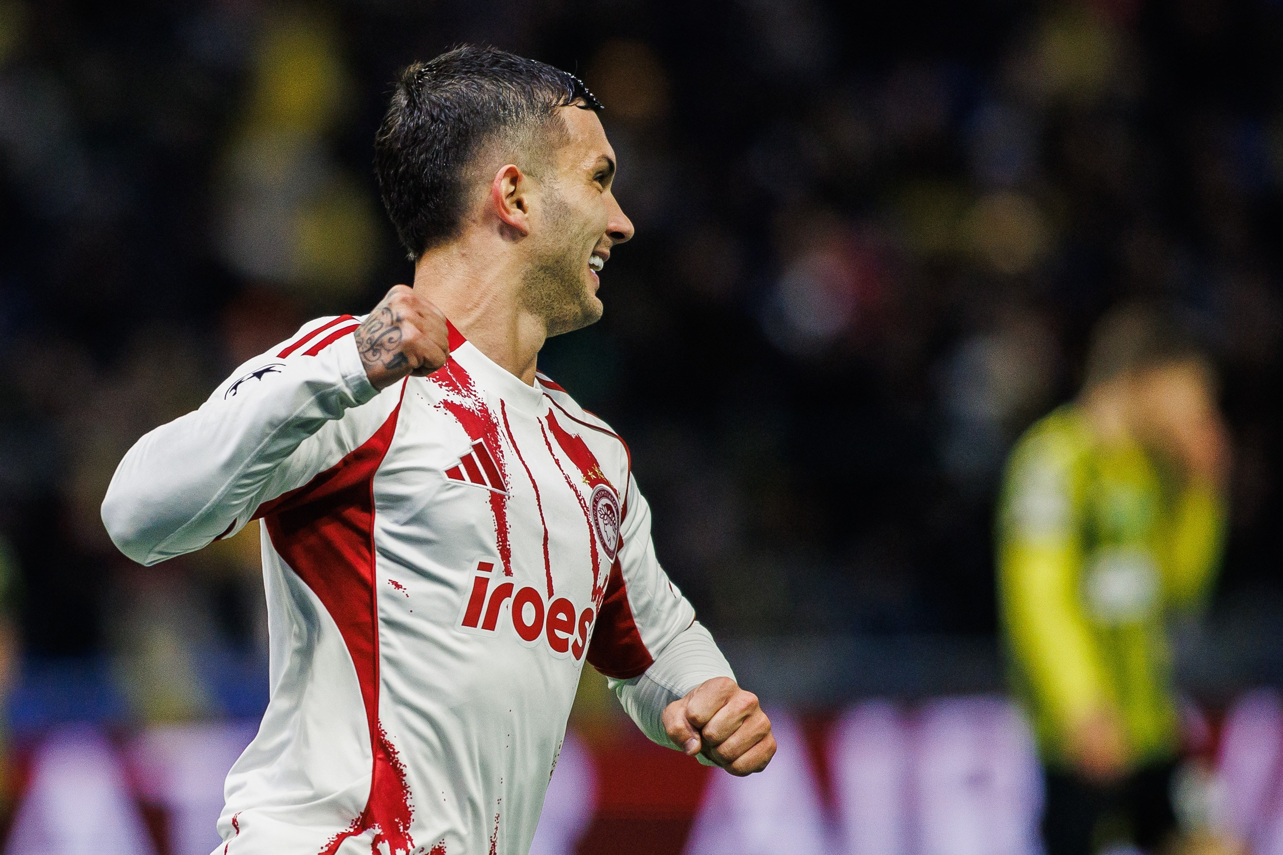 UEFA Champions League 25/26 Kairat — Olympiacos. Photographer Danil Aykin