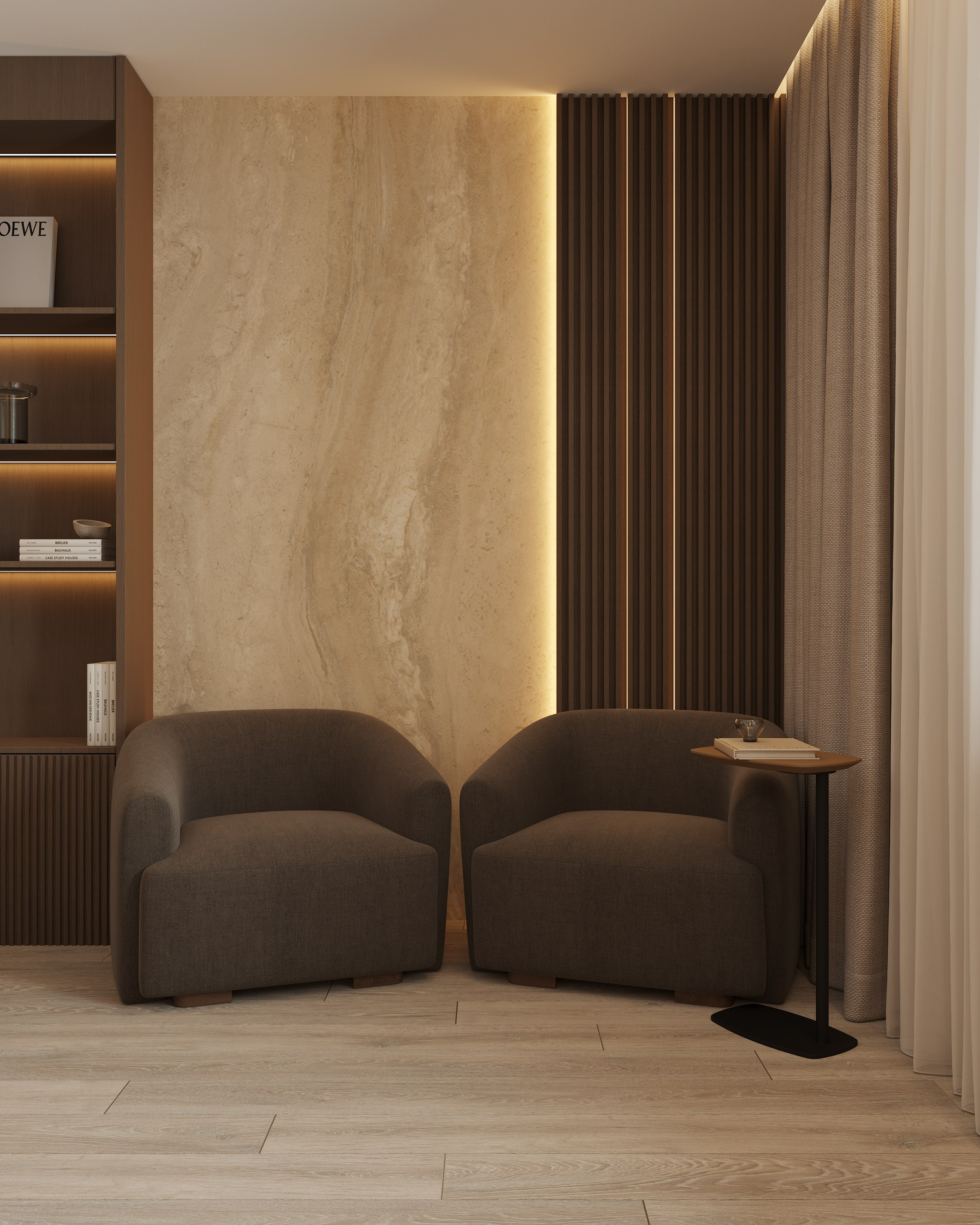 SPB | OFFICE WELL 59 м². 3d визуализатор Анастасия Науменко