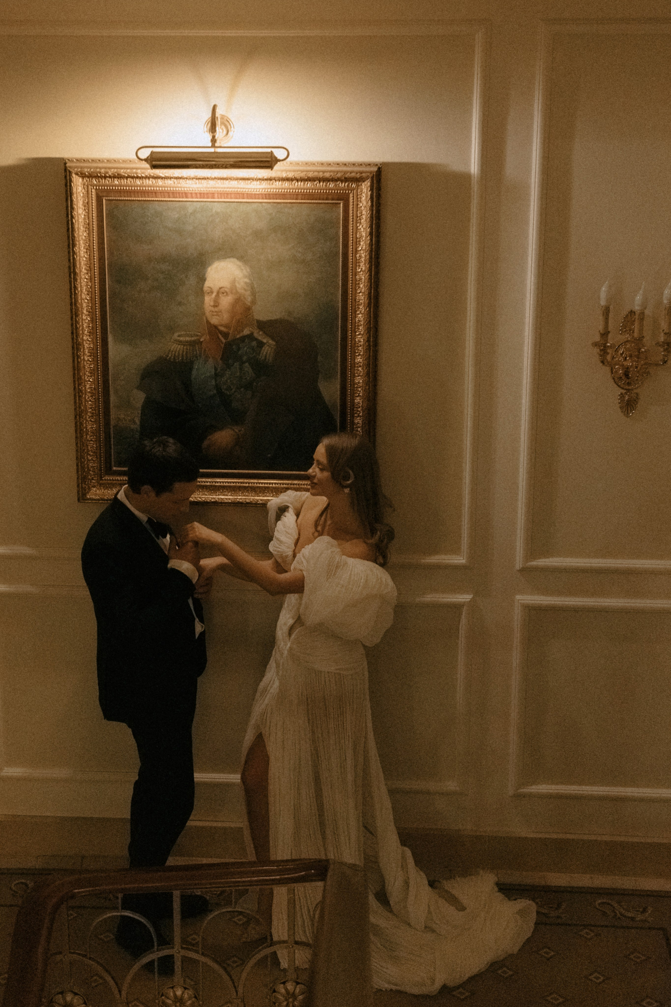 Свадебная фотосъемка в отеле Савой. Свадебный фотограф Москва