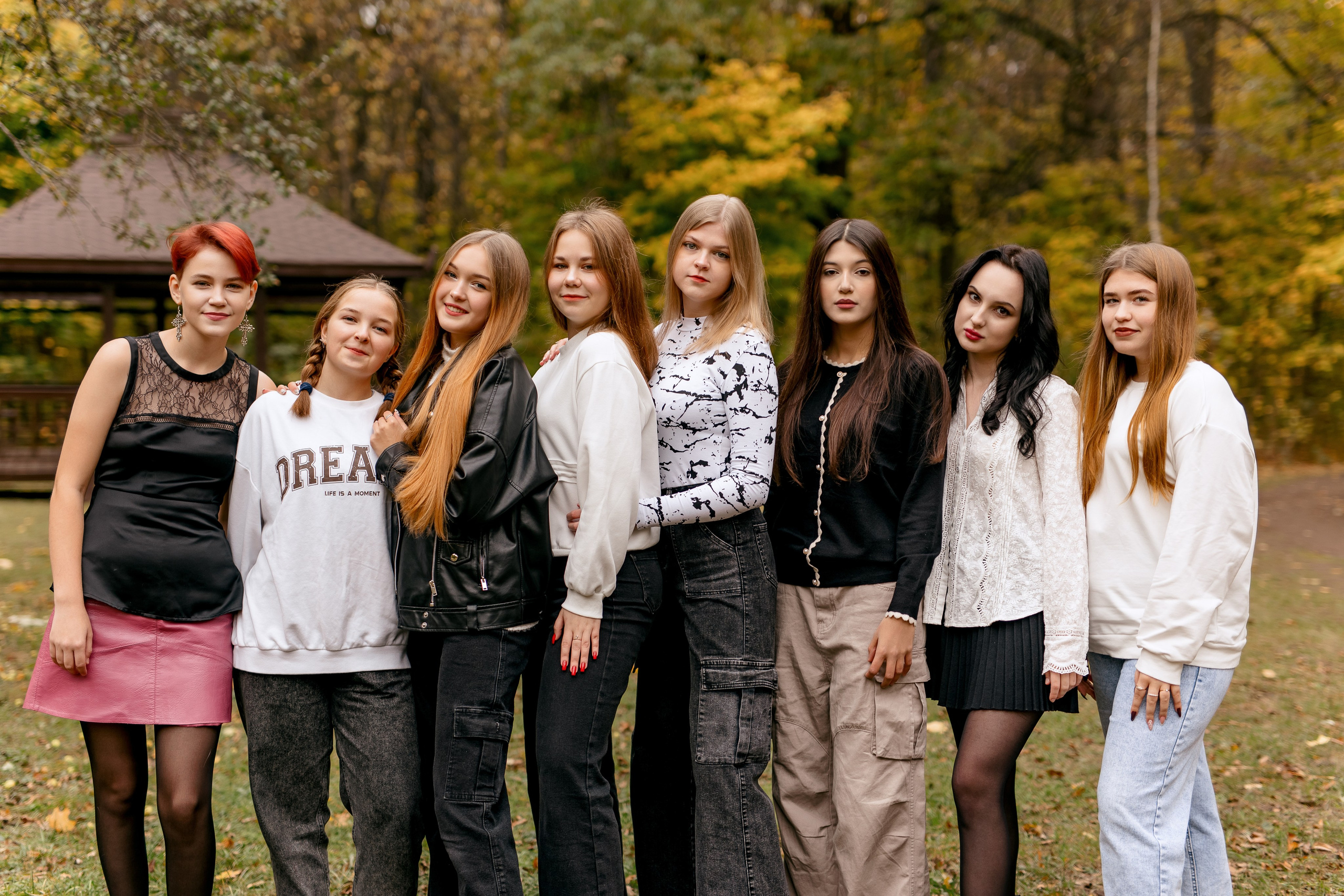 11 класс осенью в роще. Свадебный и семейный фотограф в Туле и области Маша Костина