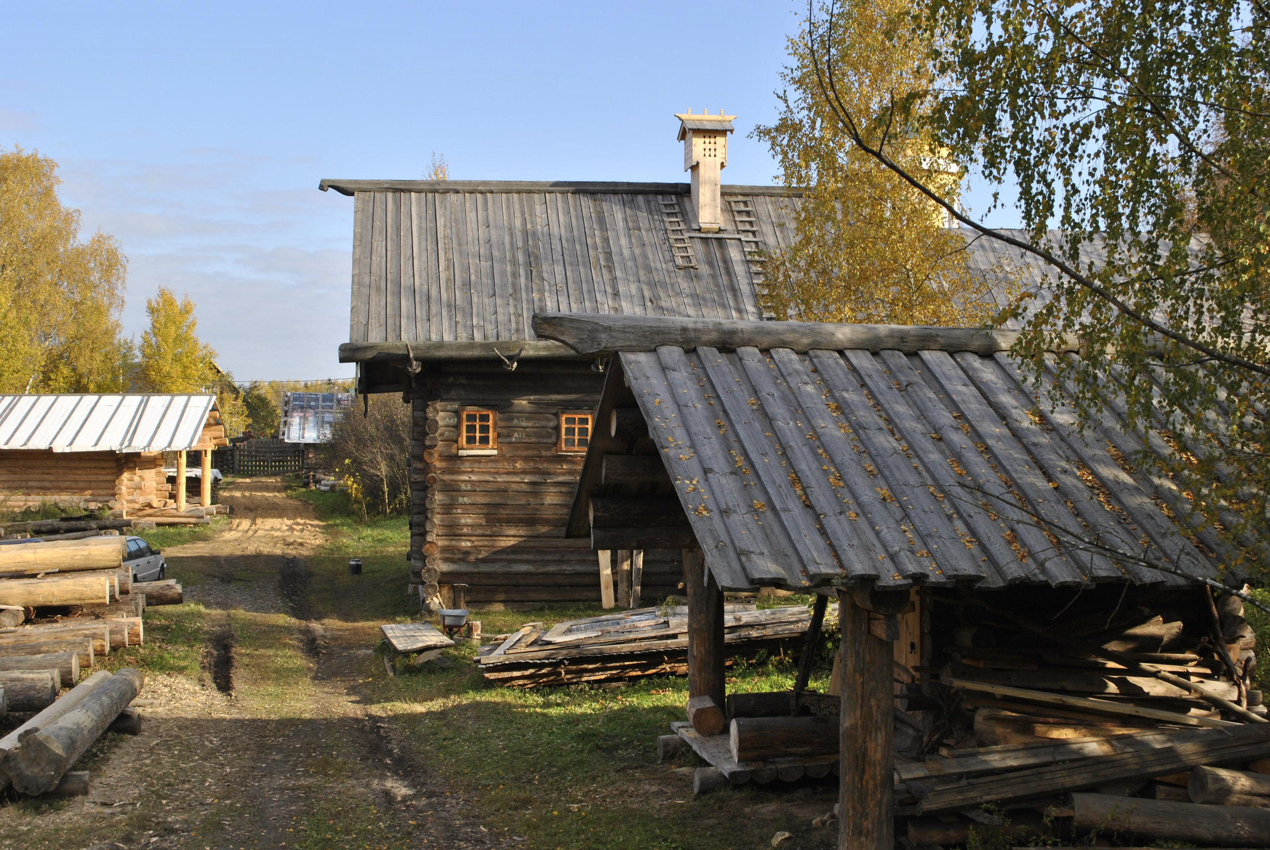Гончарный навес. Новое Старое — русское деревянное зодчество