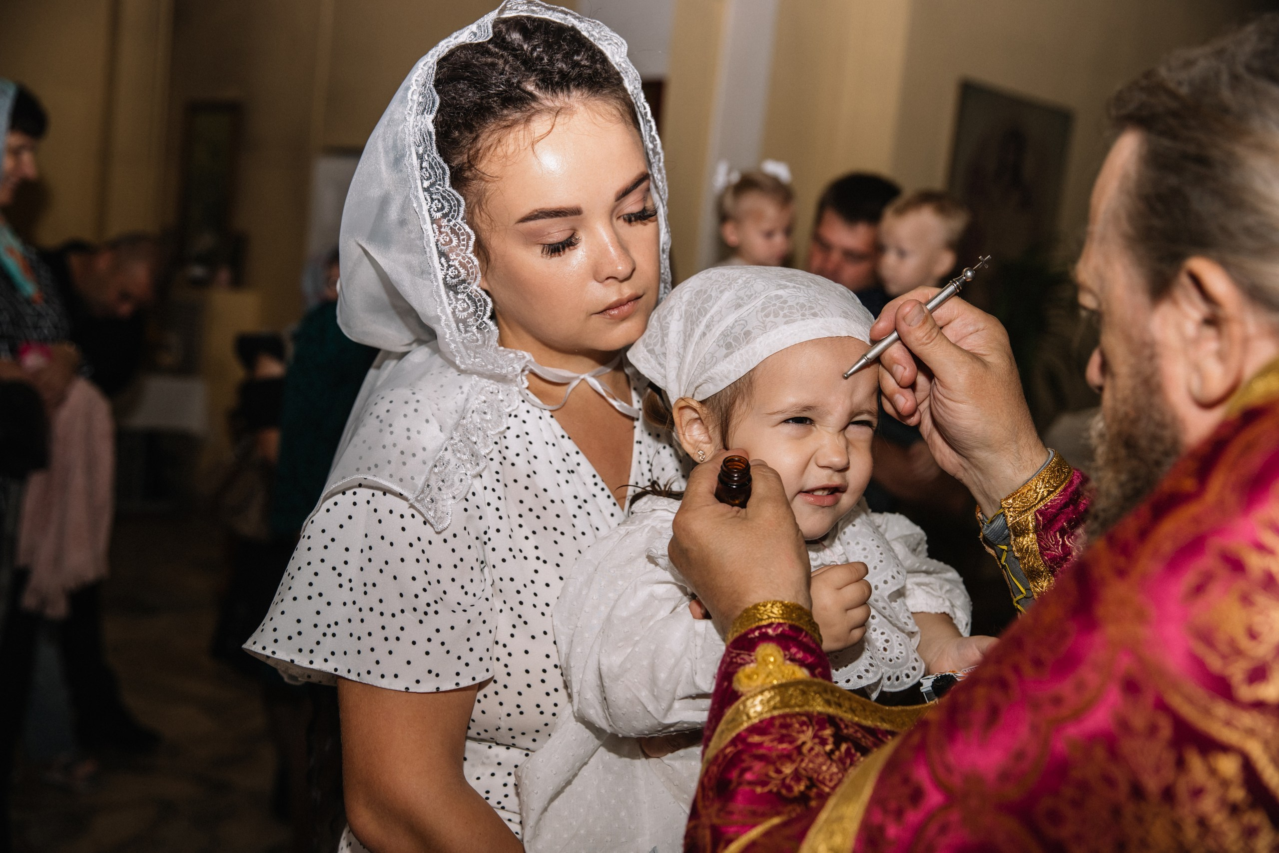 Таинство Крещение. Семейный фотограф