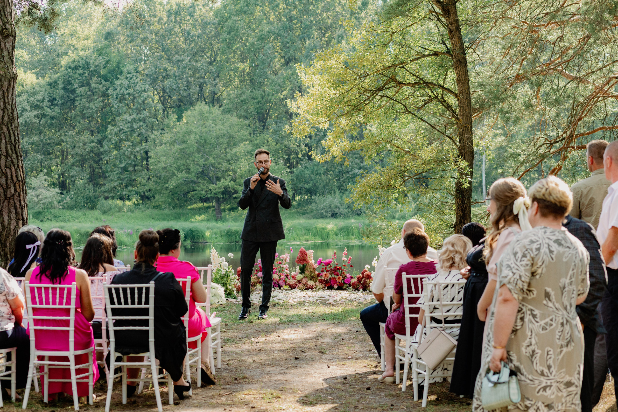 Летняя свадебная фотосессия