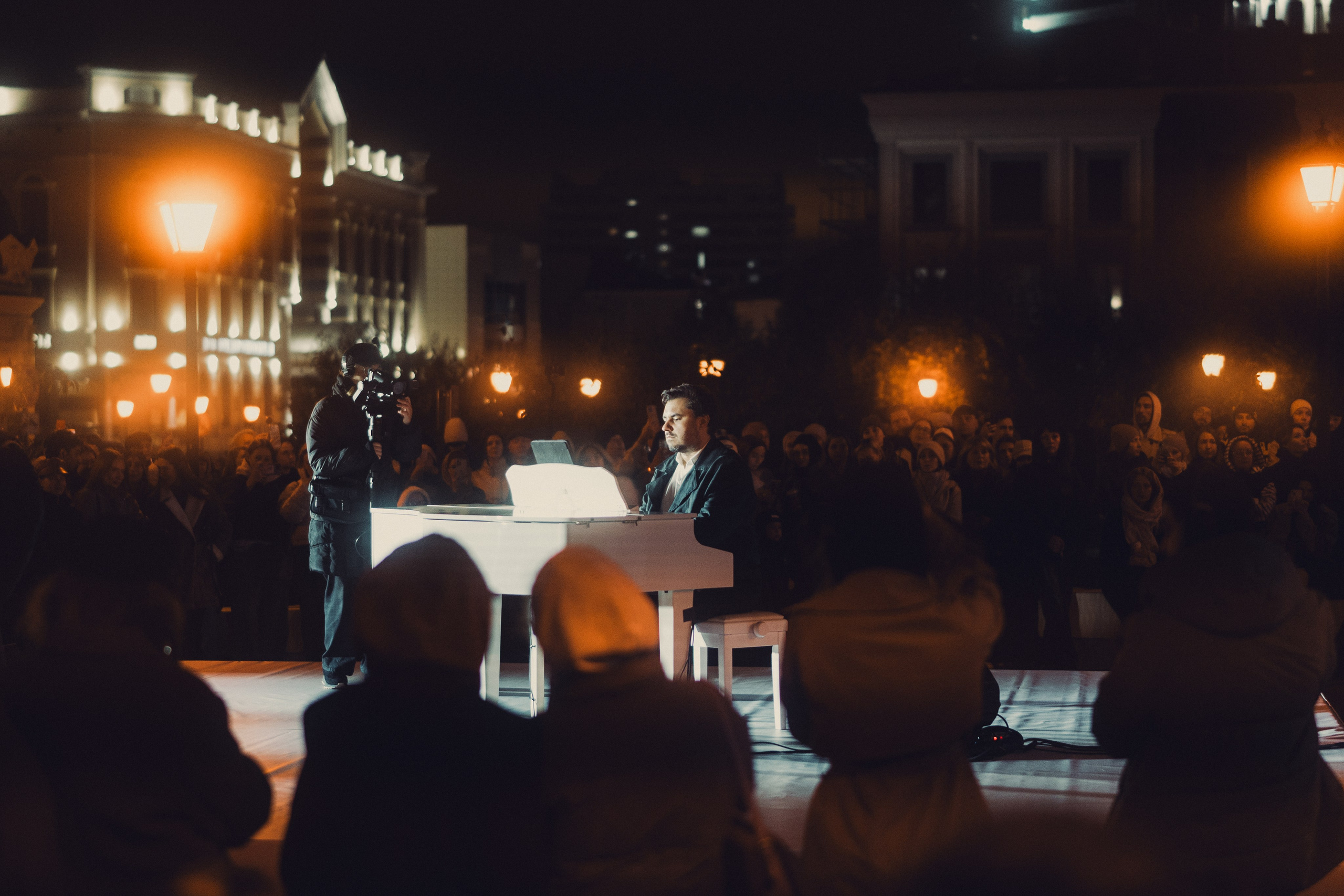 Reportage photography from the performance of poet Anna Egoian in Kazan