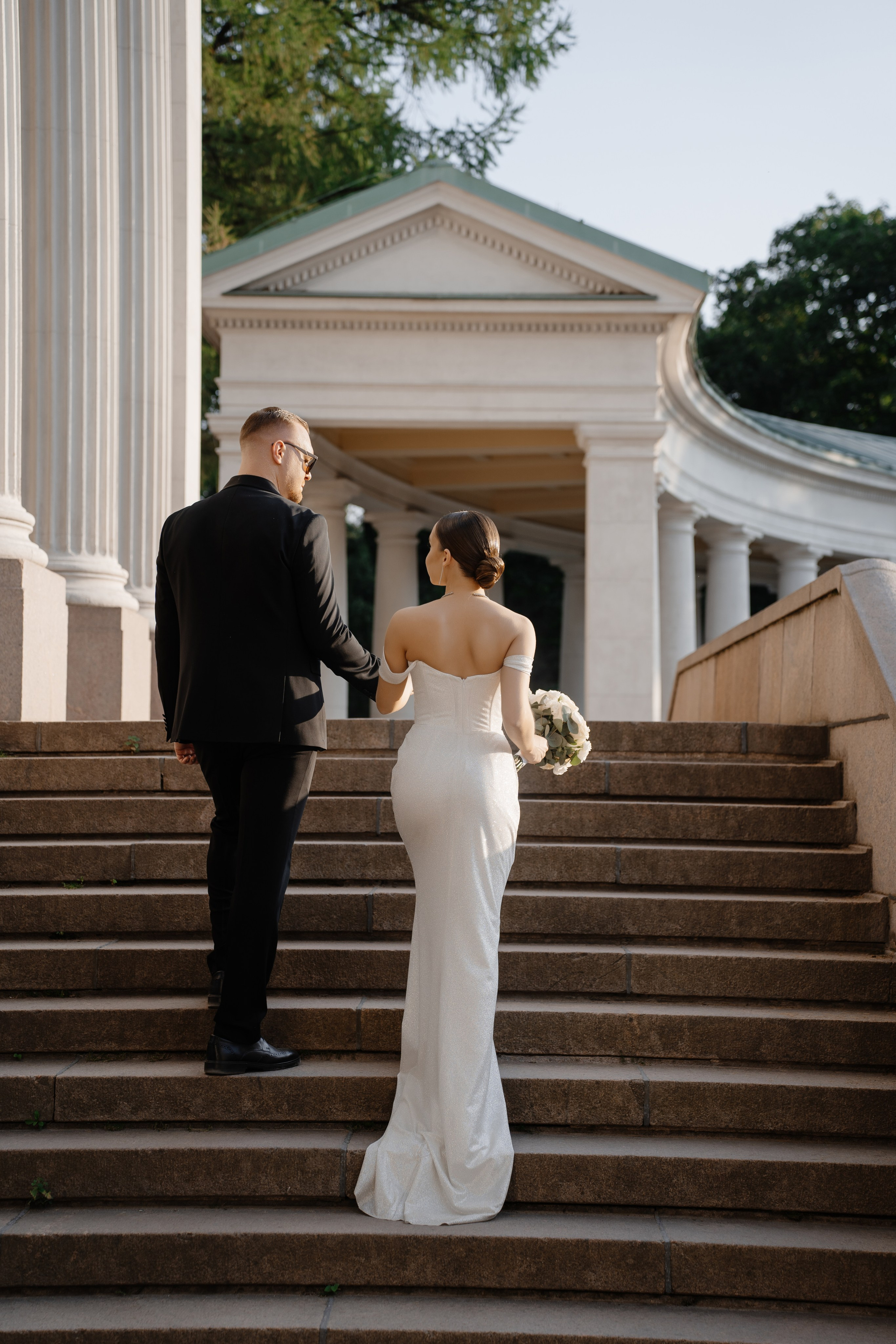 Свадебная фотосессия в парке Архангельское. Свадебный и семейный фотограф в Москве Светлана Зоткина