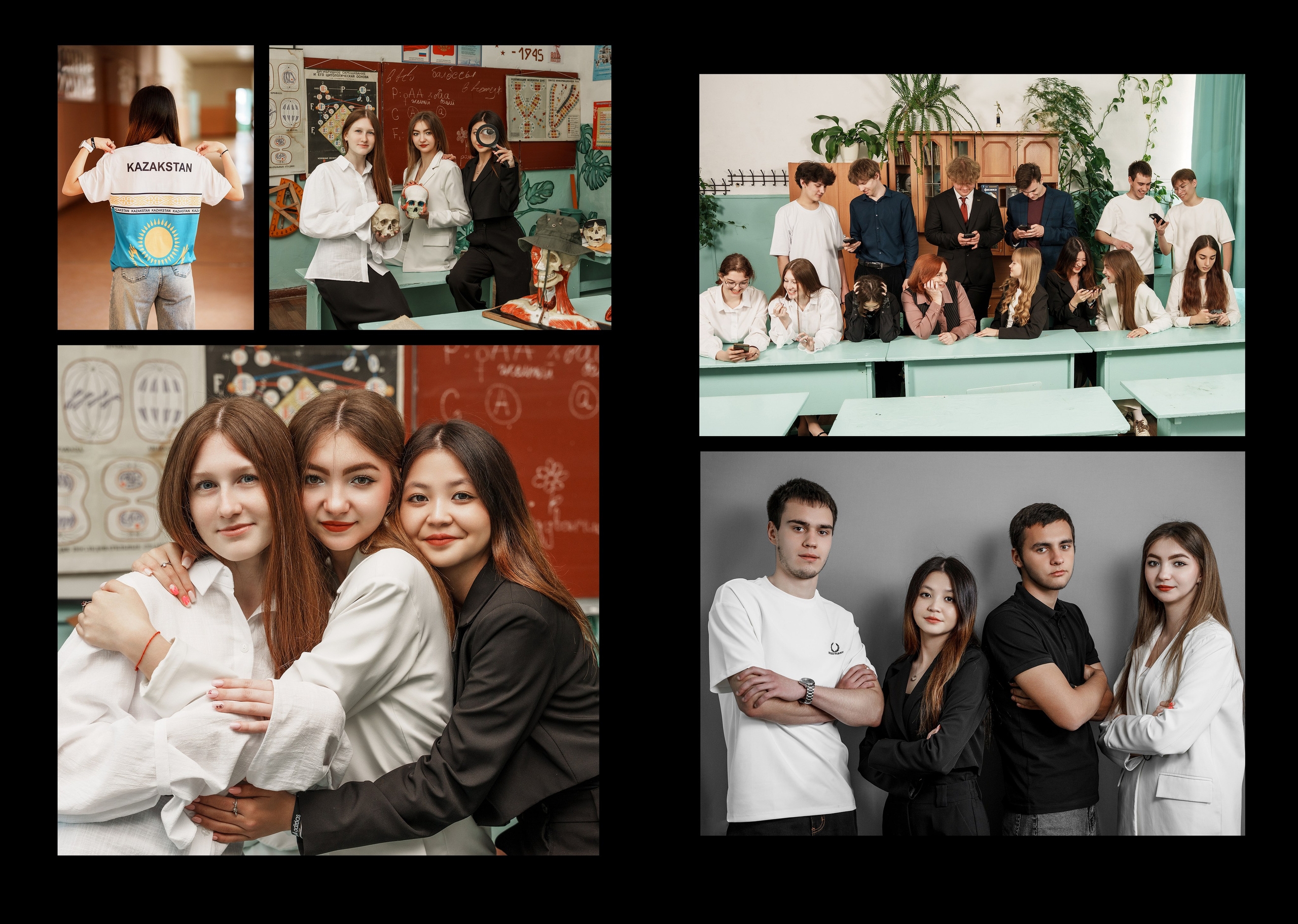 Классика 3 / дизайн «Креативный» черный. ВЫПУСКНЫЕ АЛЬБОМЫ, Школьный фотограф, семейный и свадебный в Саратове и области Ольга Плаксина