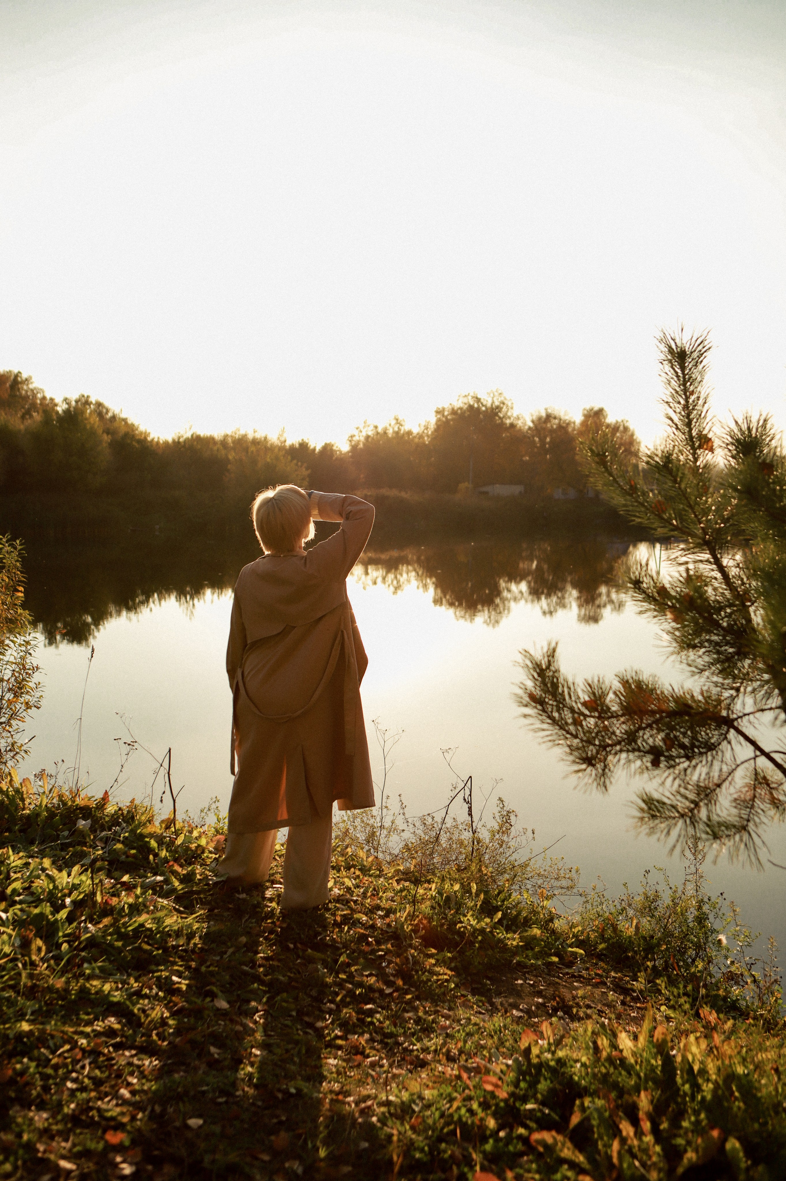 Семейная фотосессия - Осенний закат у озера. Семейный и женский фотограф Кемерово Мария Степ
