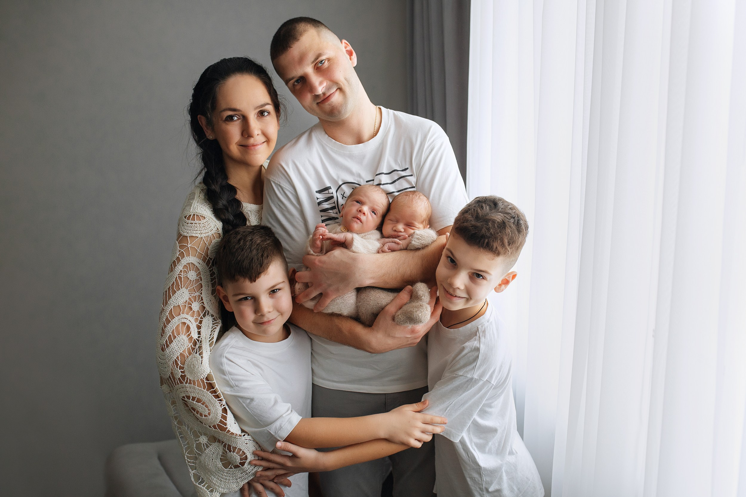 ТИХОН и МИРОН. Фотограф новорожденных Оксана Полевская