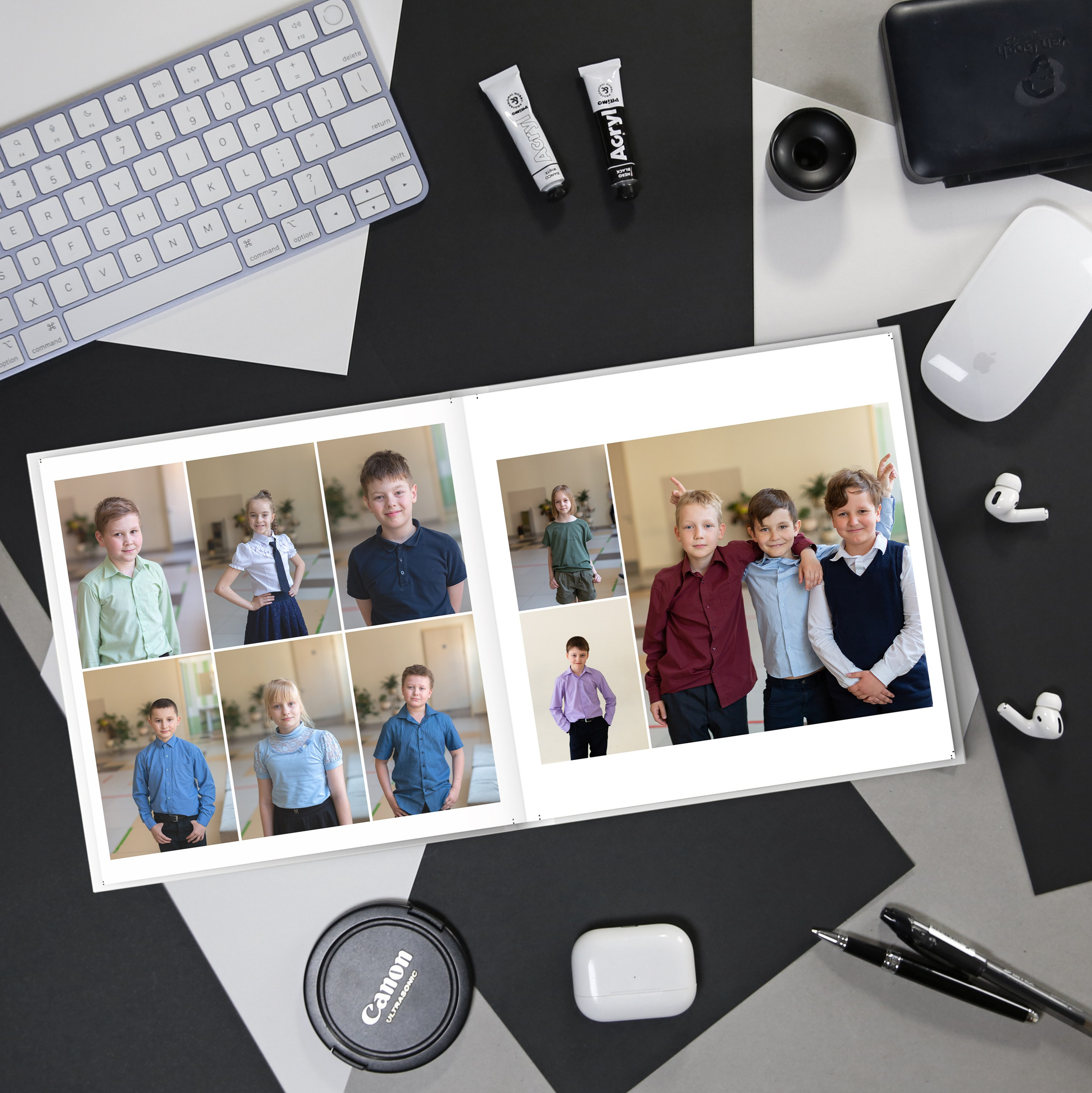 Альбом учителю начальной школы. Выпускные альбомы и школьный фотограф в Подольске, Троицке, Щербинке, Москве и Московской области