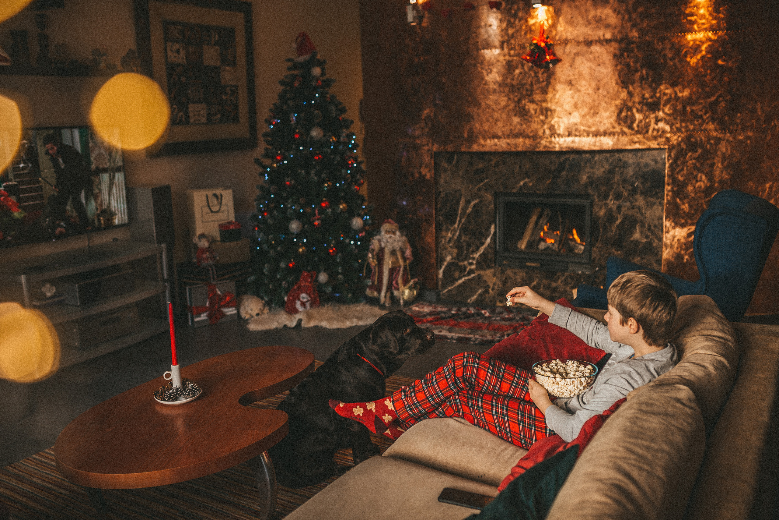 Рождественская семейная история. Портретный фотограф Николаева Анна