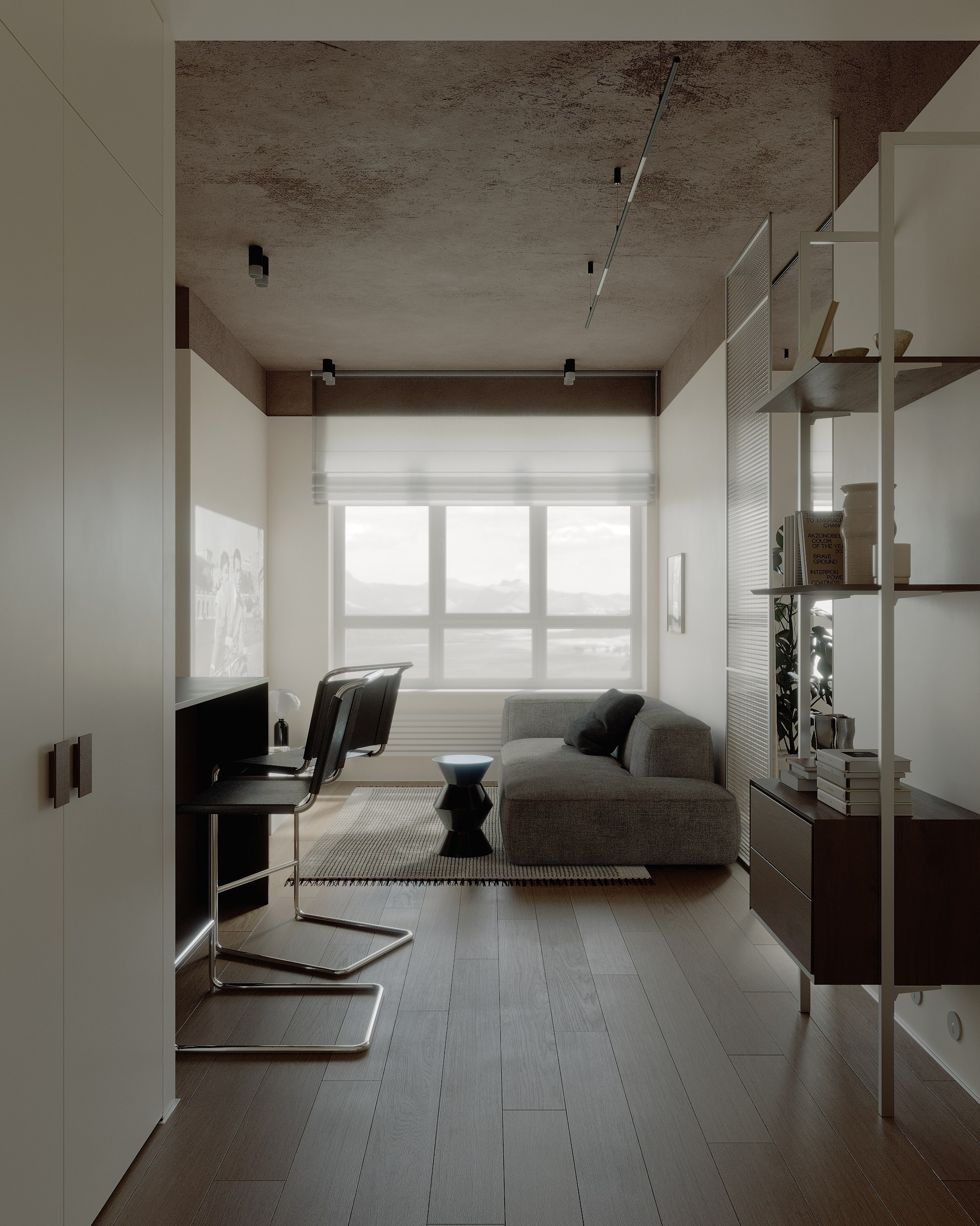 COFFEE MOOD APRTM. KWITE INTERIOR. Студия дизайна