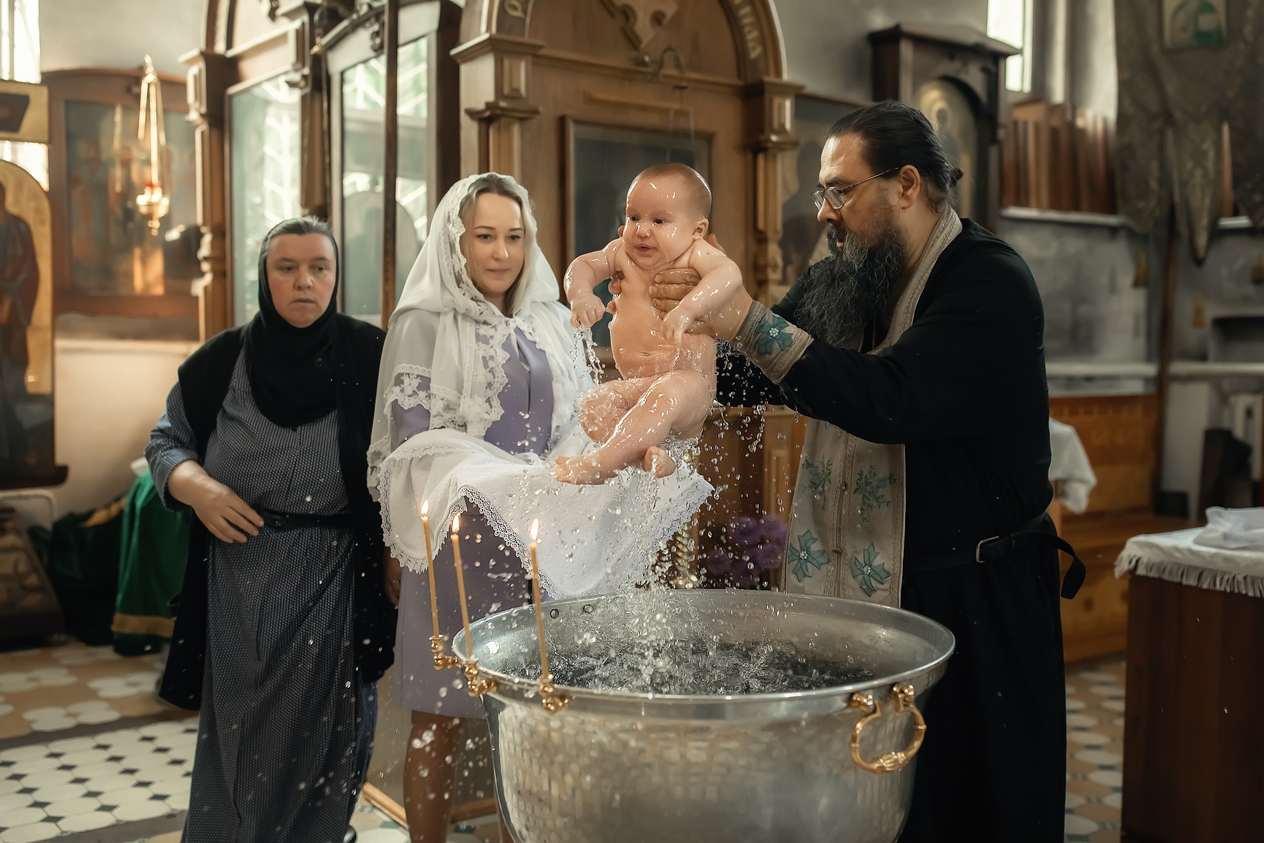 КРЕЩЕНИЕ ЕКАТЕРИНЫ. ФОТОГРАФ