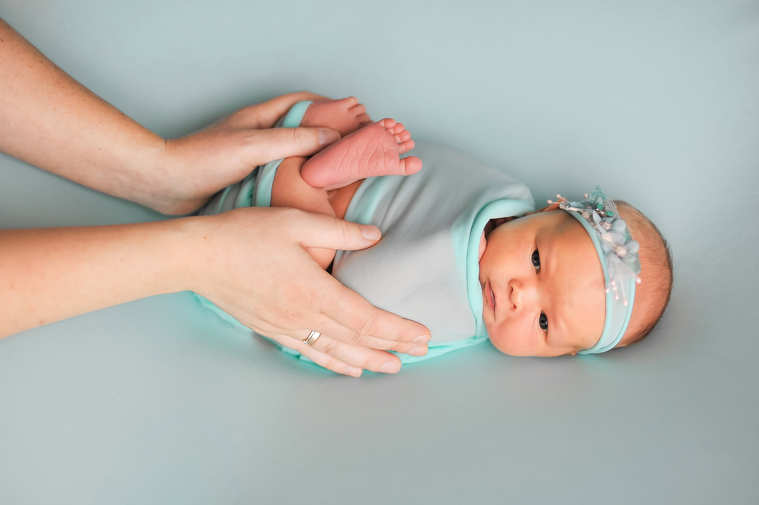 Анюта, 6 дней. Фотограф новорождённых в Йошкар-Оле Ильмира Сидоркина