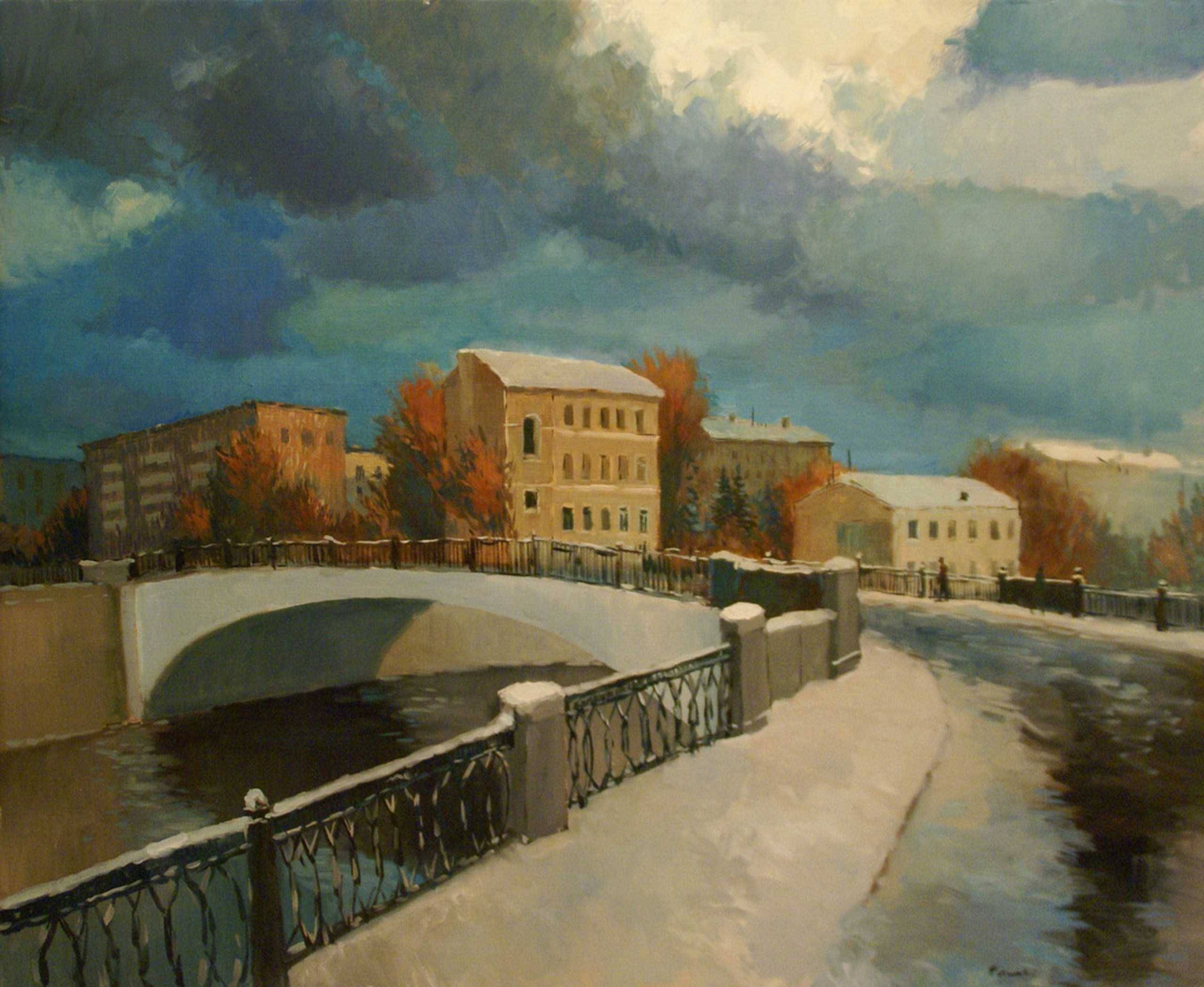 Картины с городским пейзажем. Архитектор | дизайнер | художник Сергей Ратчин в Москве