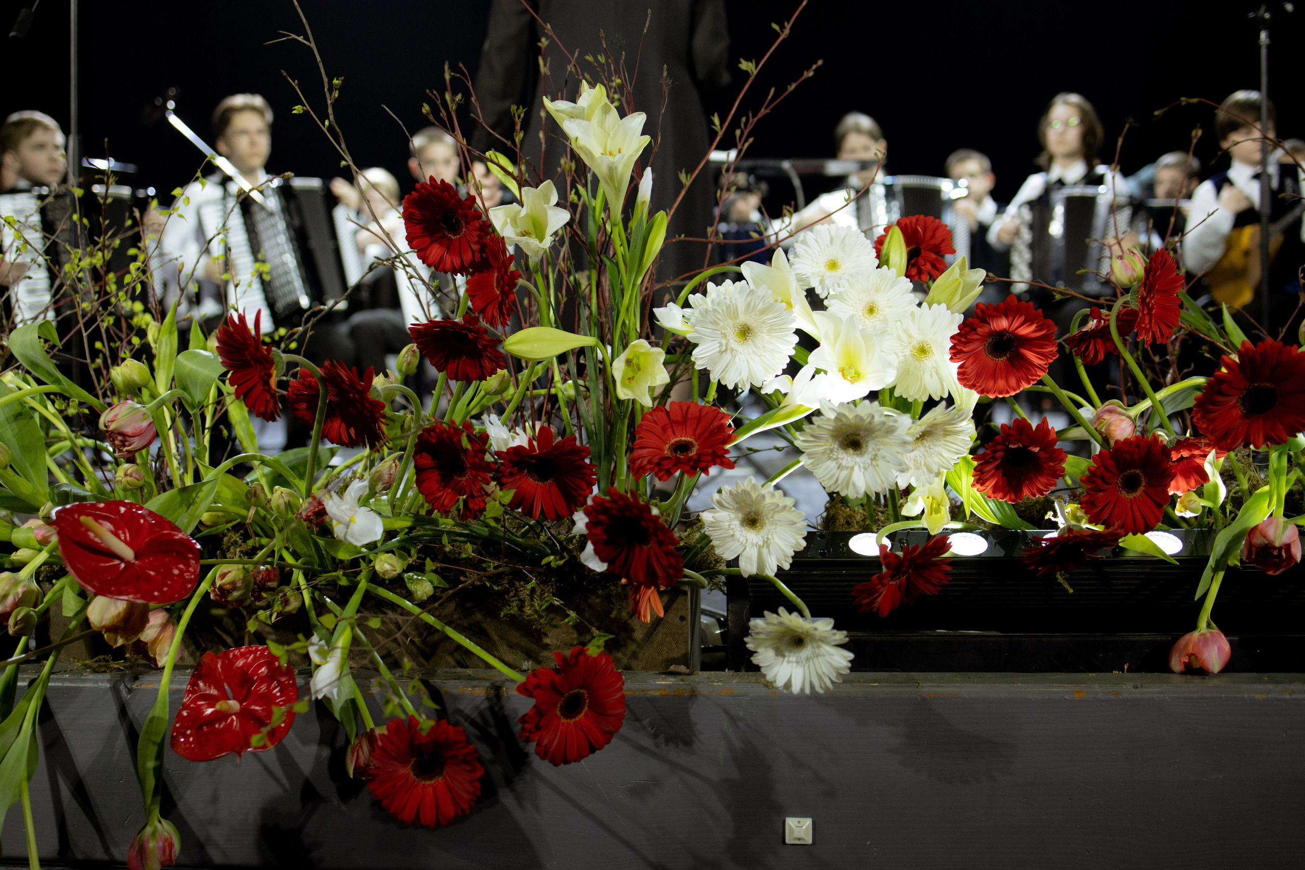 Оформление Отчетного концерта Музыкальной школы Глазунова. Оформление свадеб, декор свадеб Вера Маркова, Москва