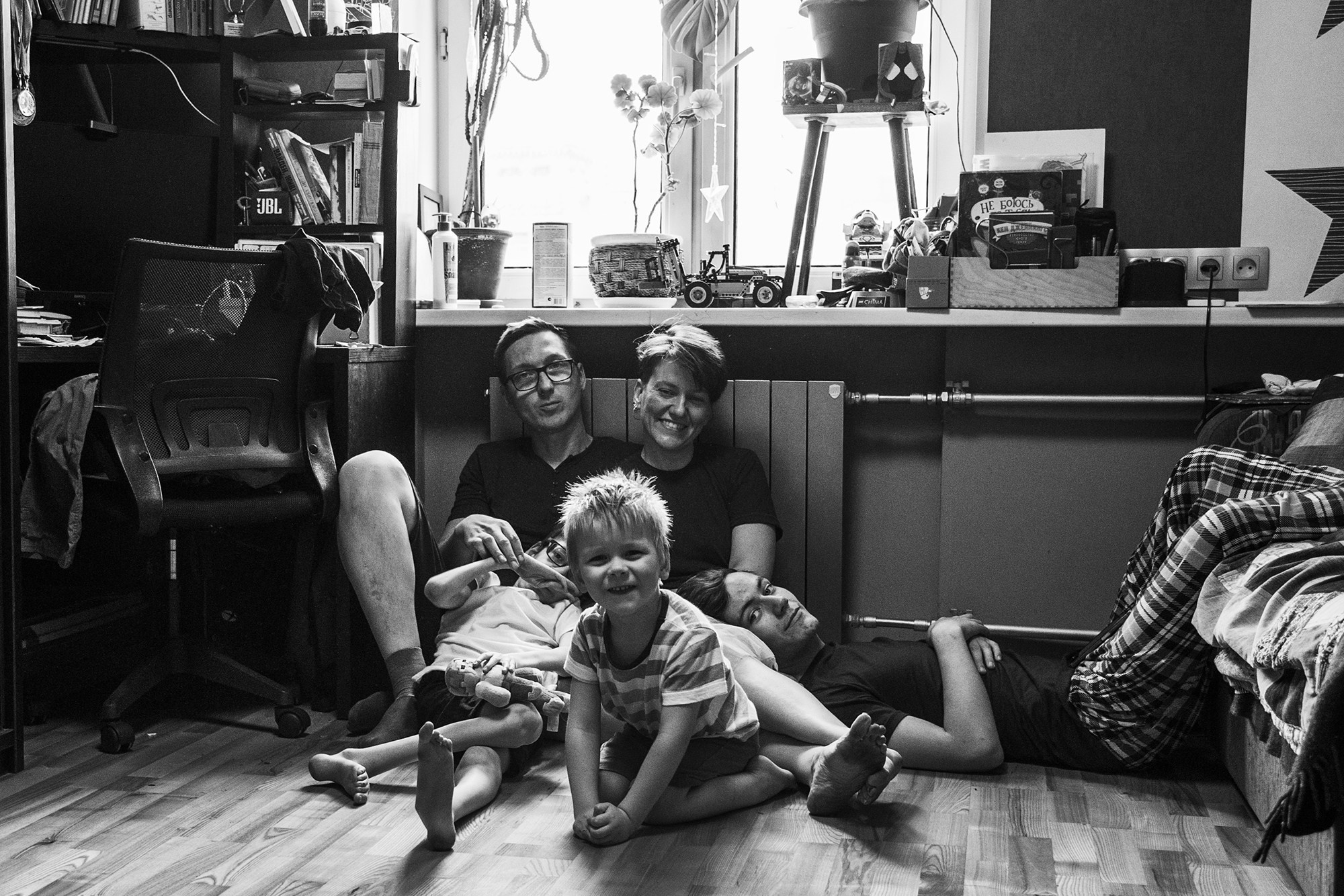 Домашняя съемка для Нади и Толи. Портретная фотография в Москве