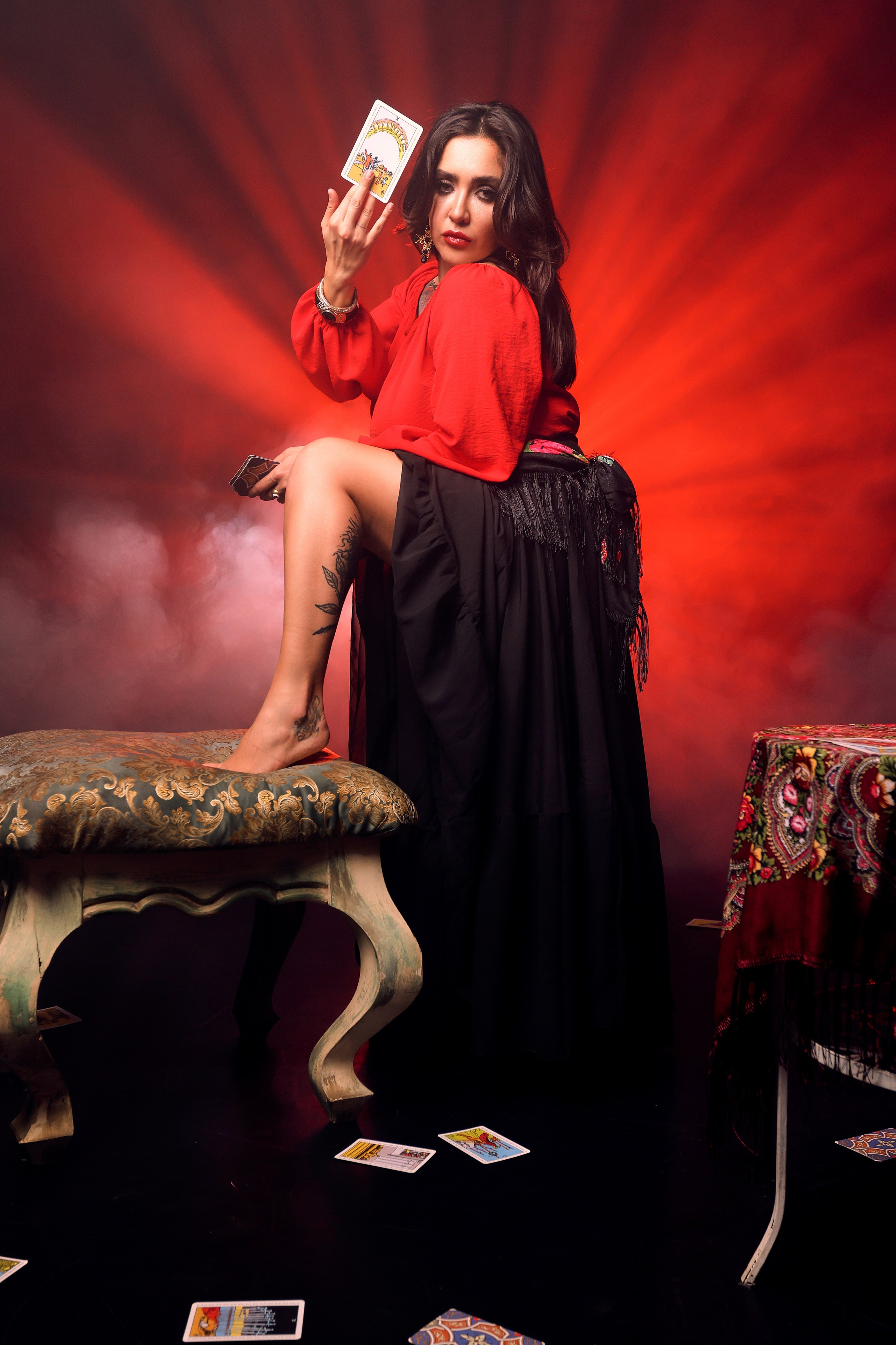 Фотосессия в цыганском образе