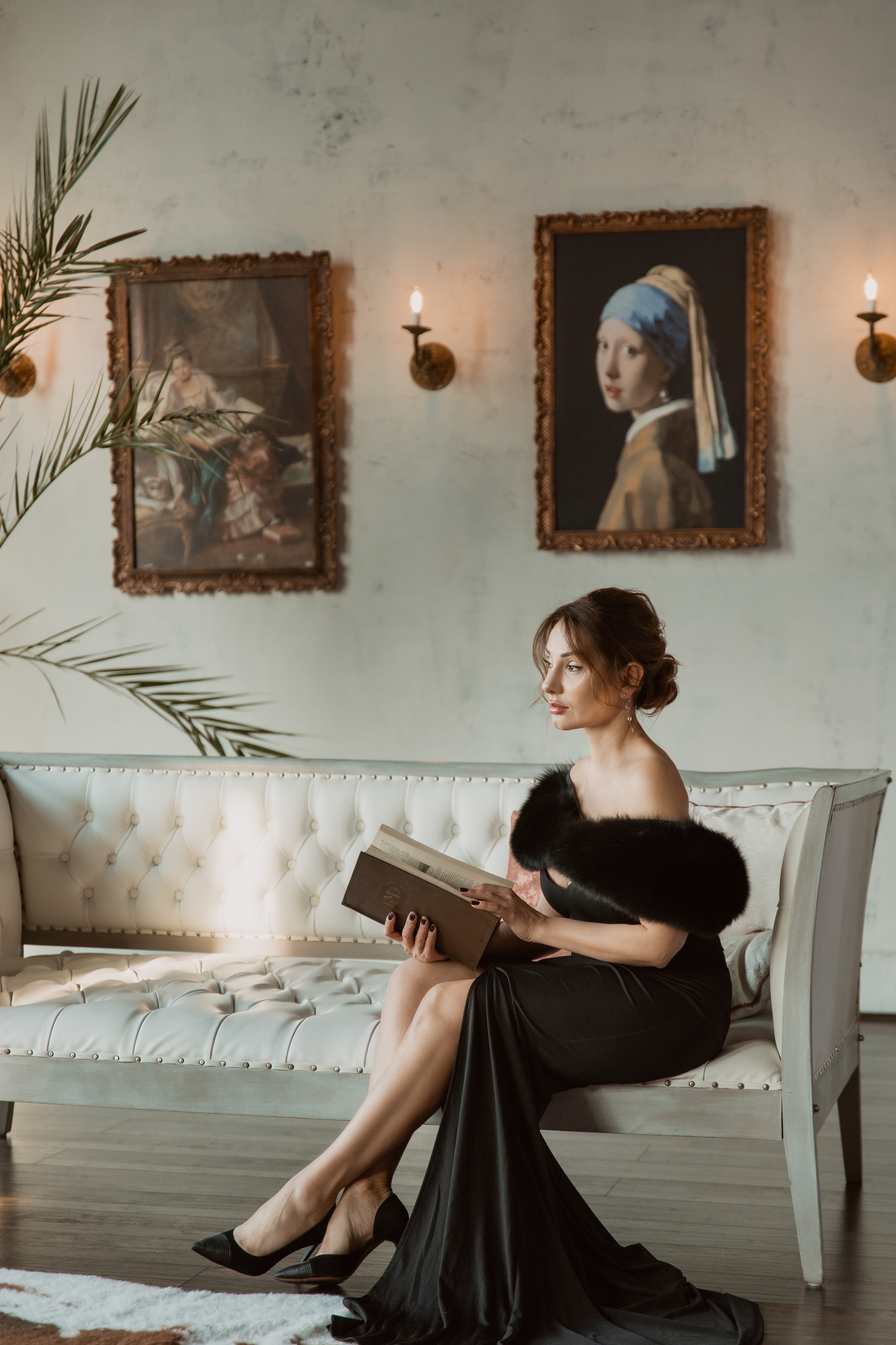 Марина, новогодняя фотосессия 2022. Фотограф женского портрета, беременности и материнства Харькова Елена