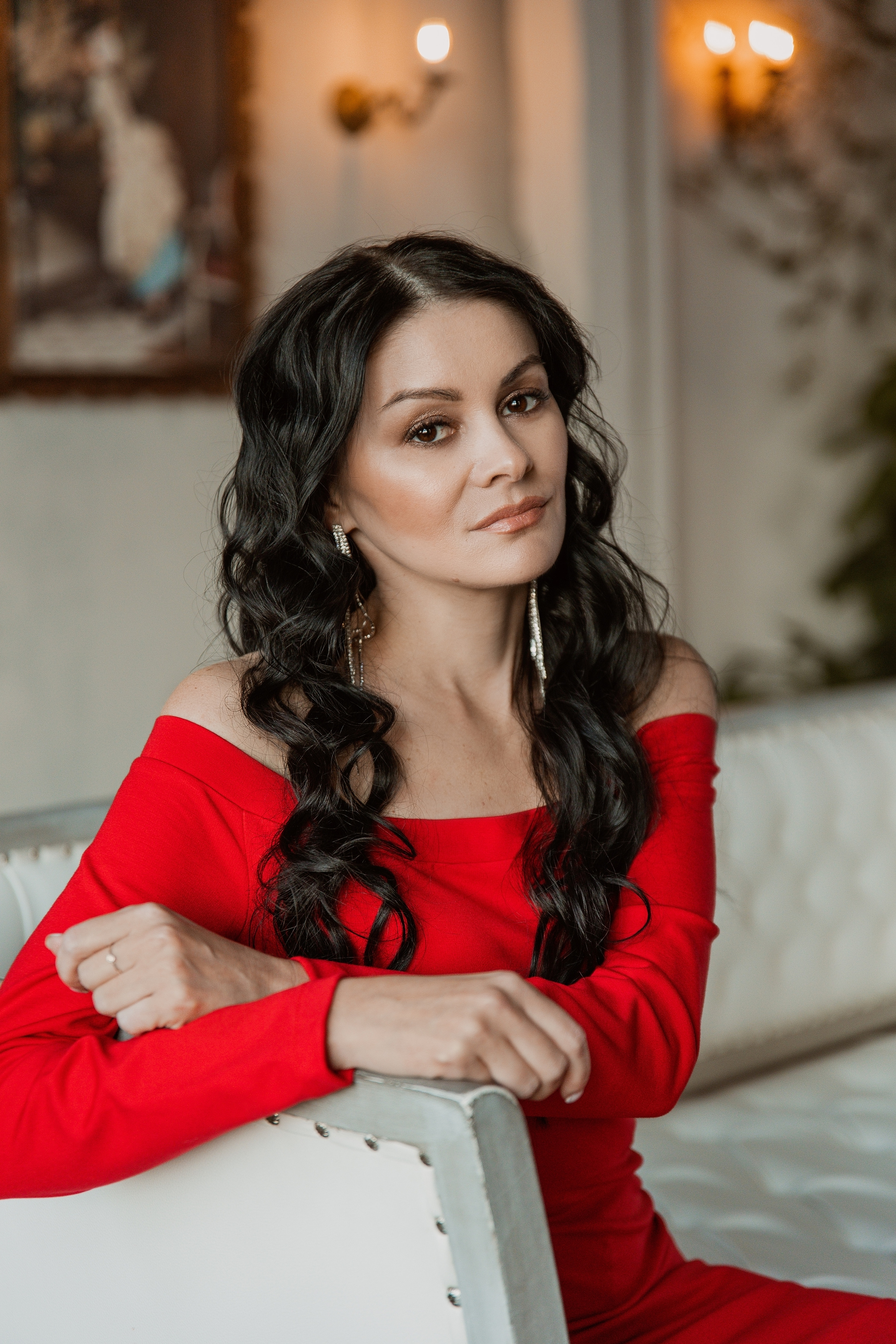 Ольга, Новогодний фотодень 2022. Фотограф женского портрета, беременности и материнства Харькова Елена