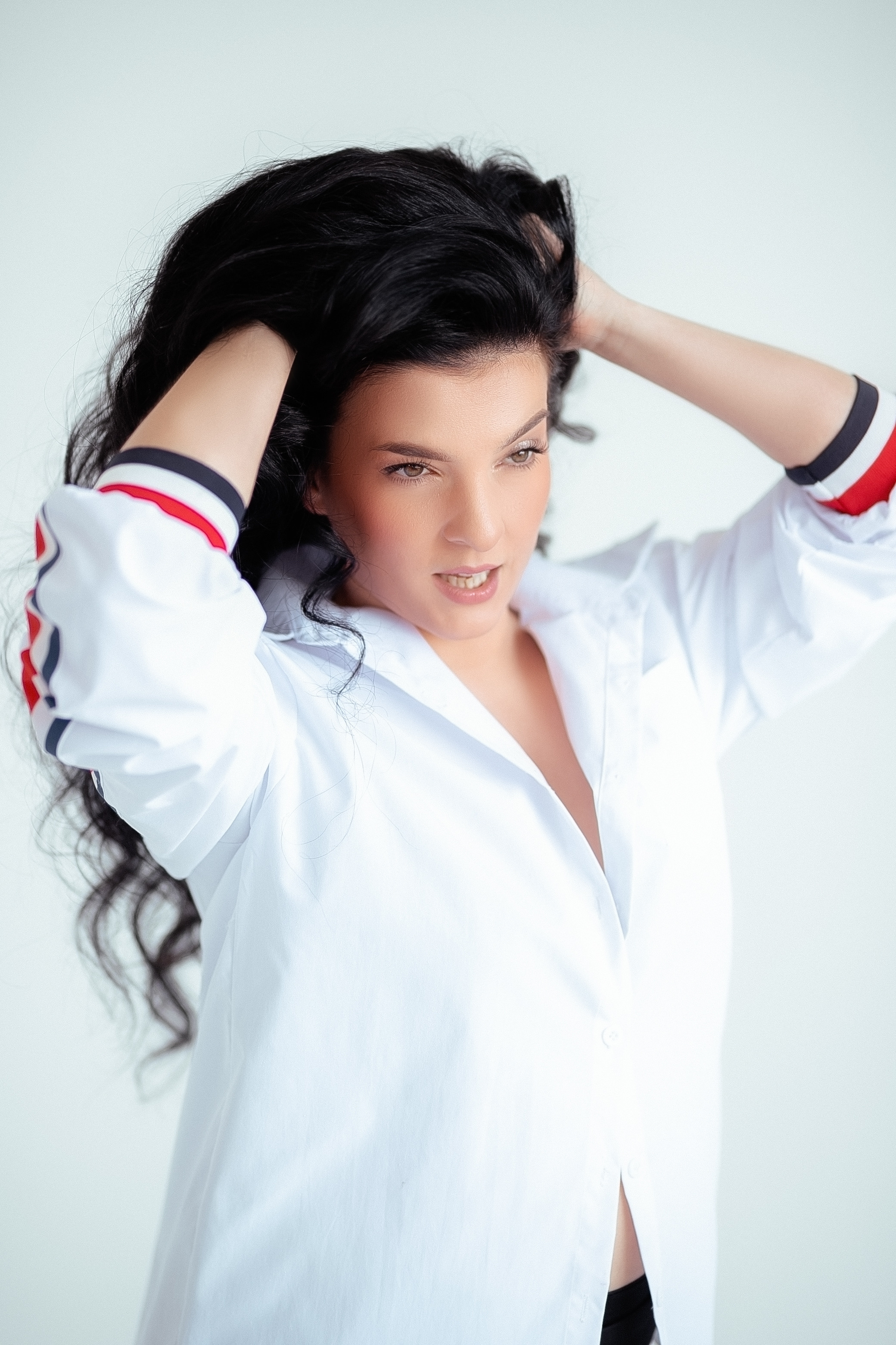 Надежда, смешная съемка. Фотограф женского портрета, беременности и материнства Харькова Елена