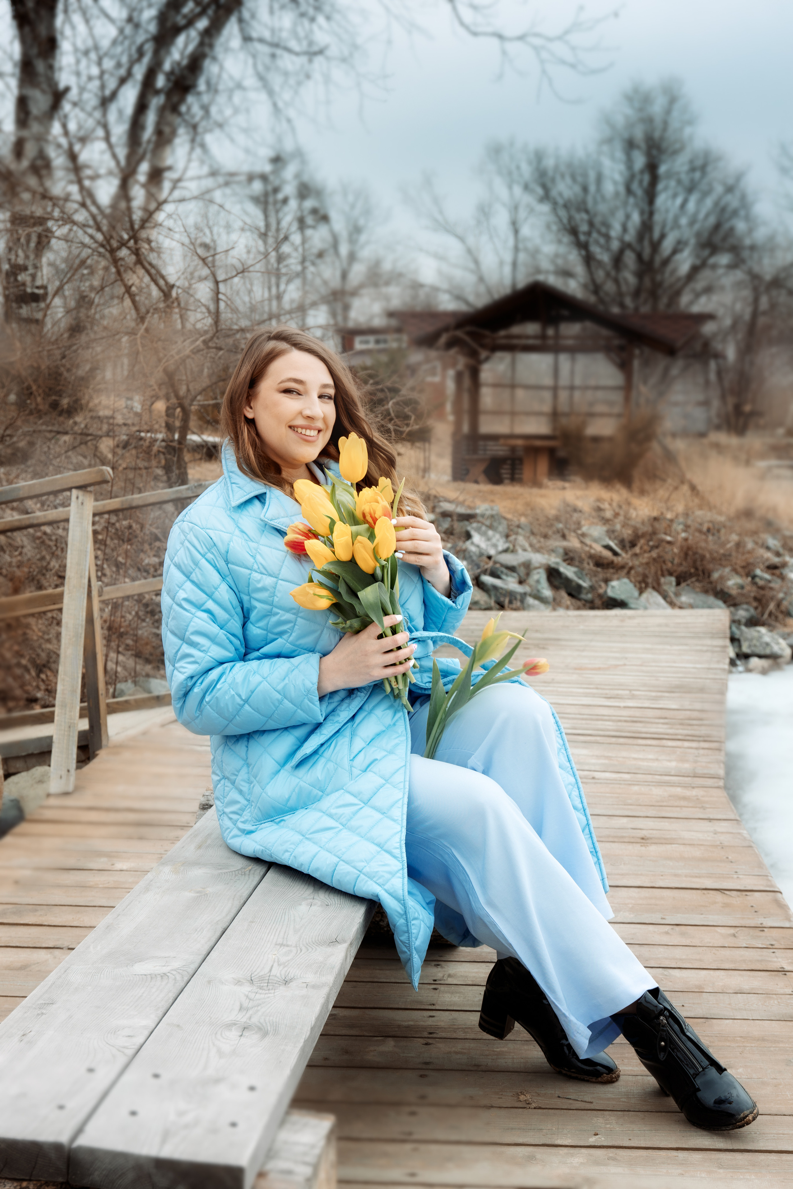 Прогулка в парке Озера, Мария. Фотограф женского портрета, беременности и материнства Харькова Елена