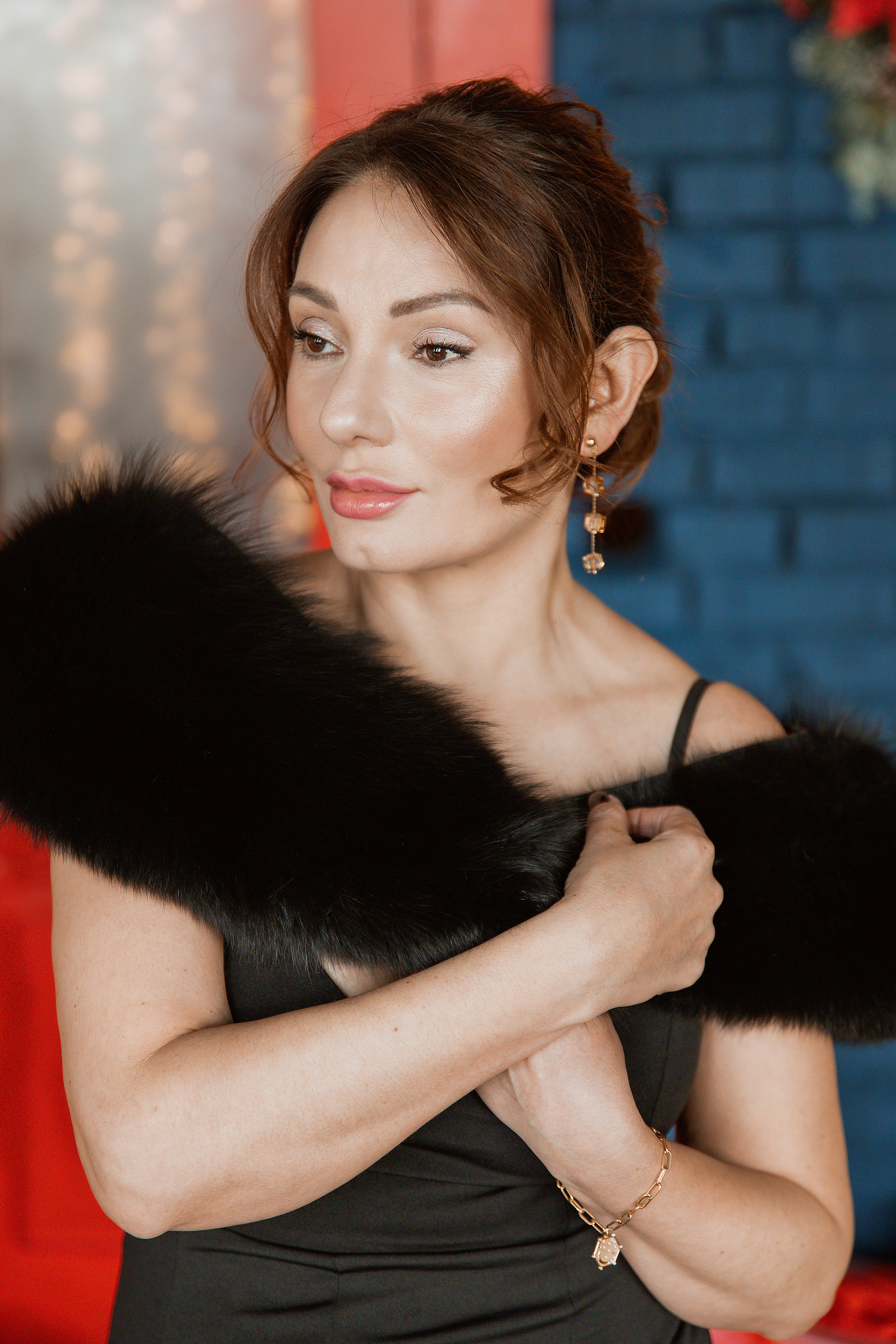 Марина, новогодняя фотосессия 2022. Фотограф женского портрета, беременности и материнства Харькова Елена