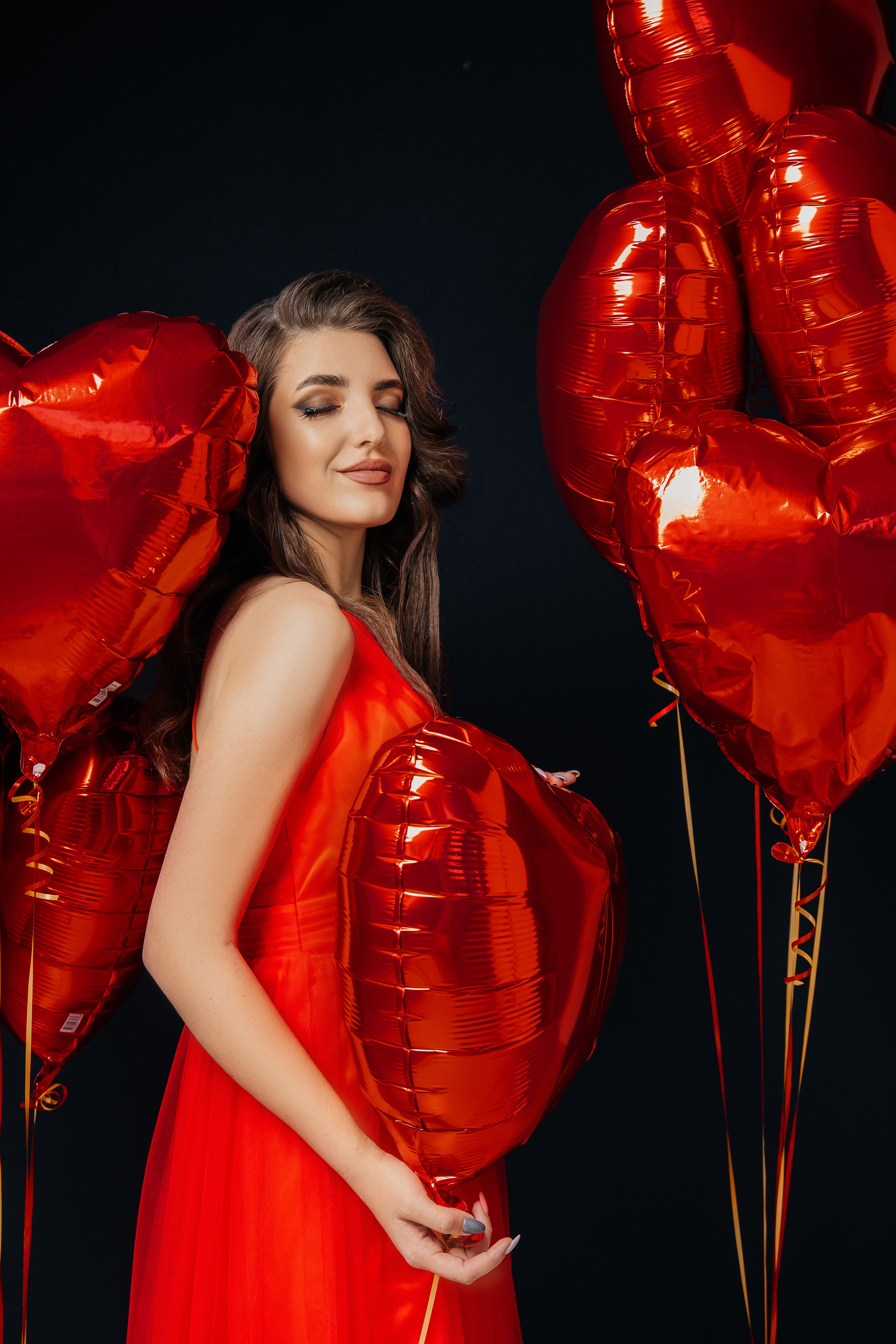 Диана, День Святого Валентина. Фотограф женского портрета, беременности и материнства Харькова Елена