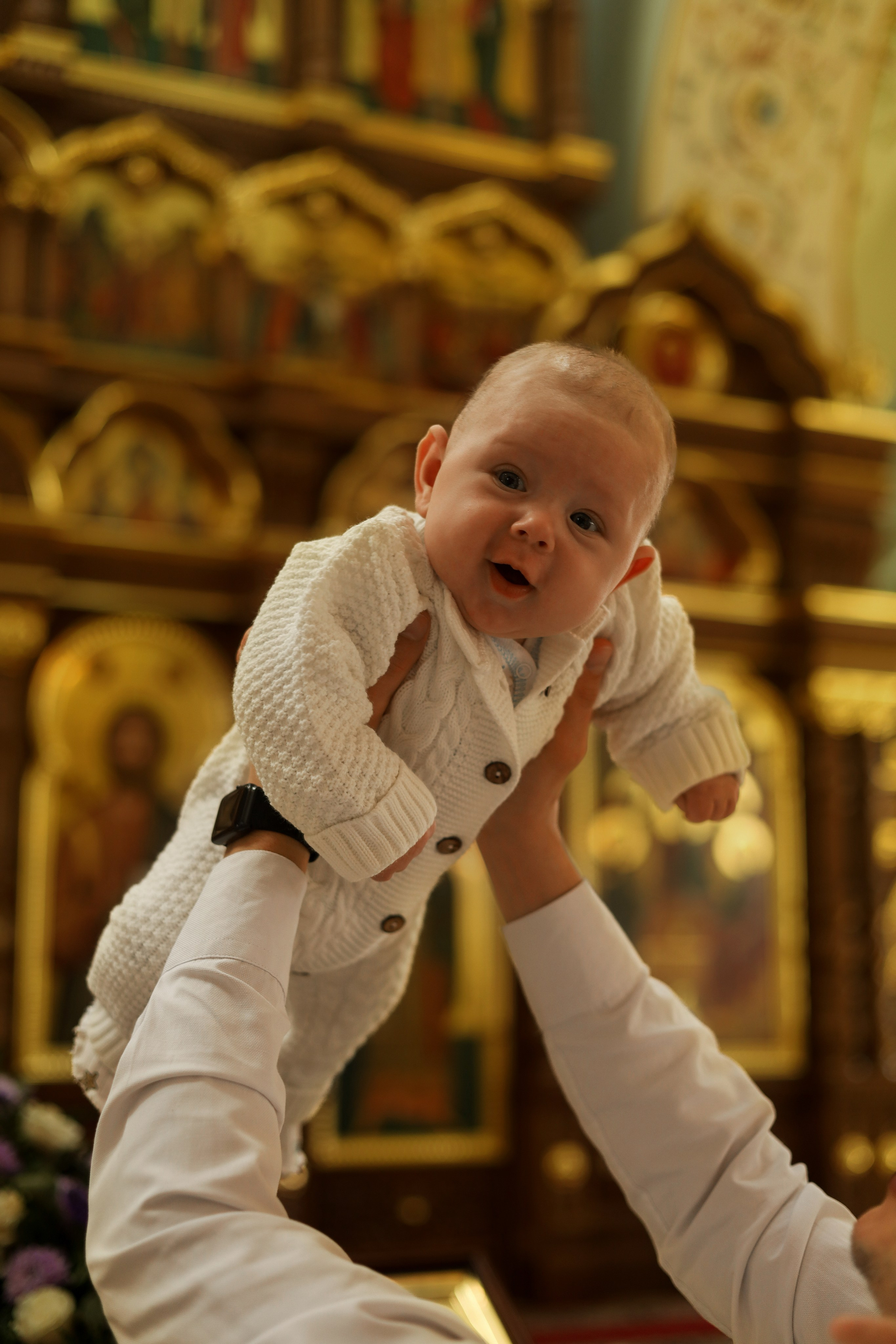 Таинство крещения. Фотограф новорожденных Саратов
