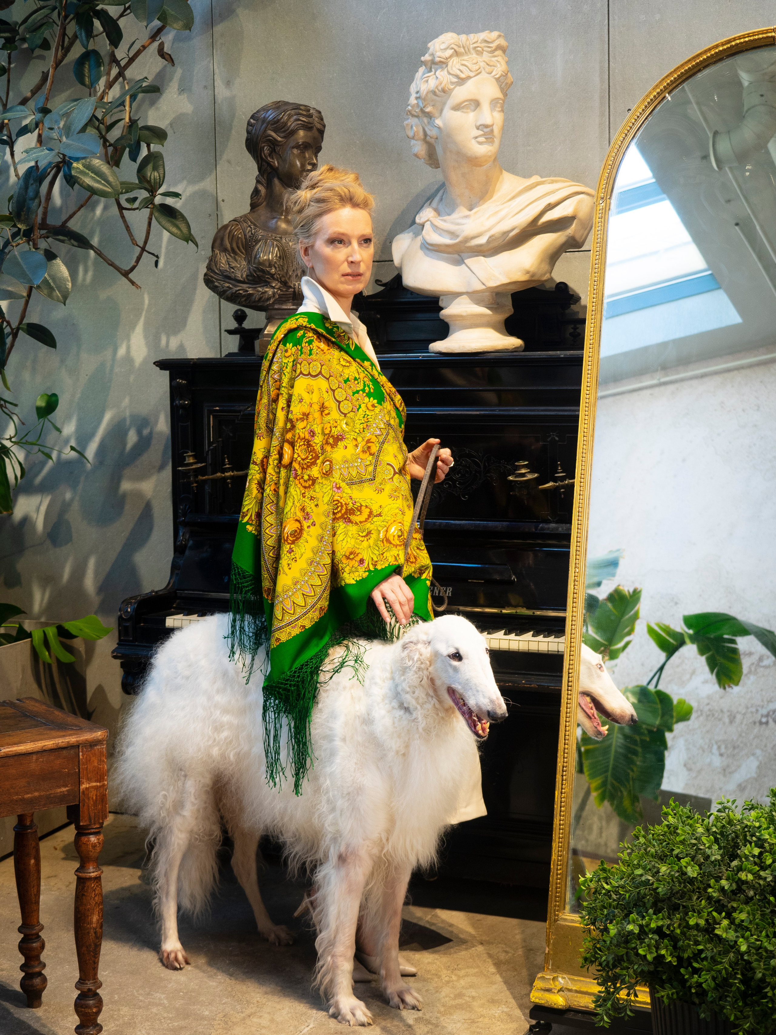 Фотосессия A la Russe, 2025. Коллекционер и искусствовед Олеся Ястребова