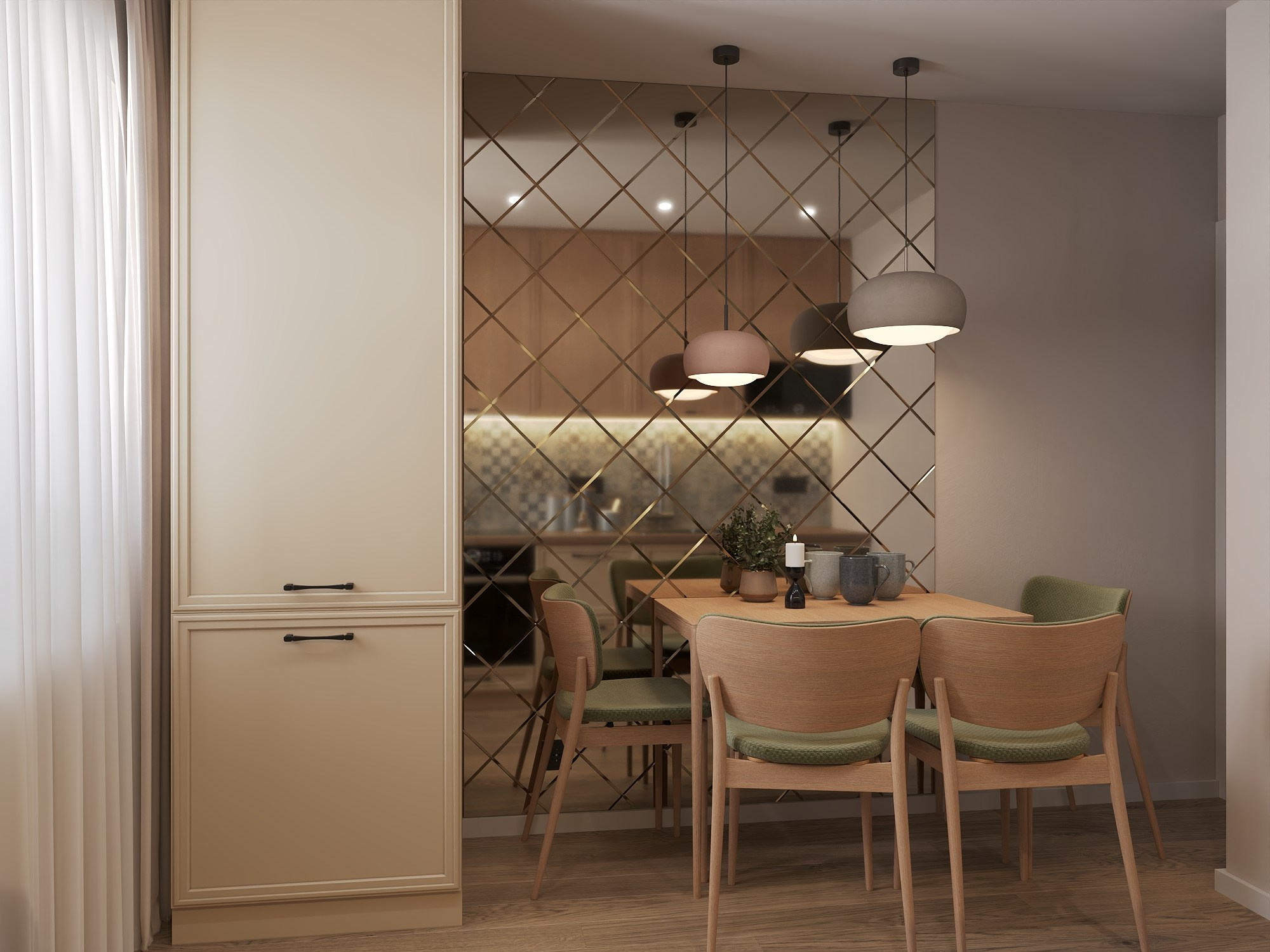 Г. Челябинск, квартира 47 м². БК студия дизайна интерьера