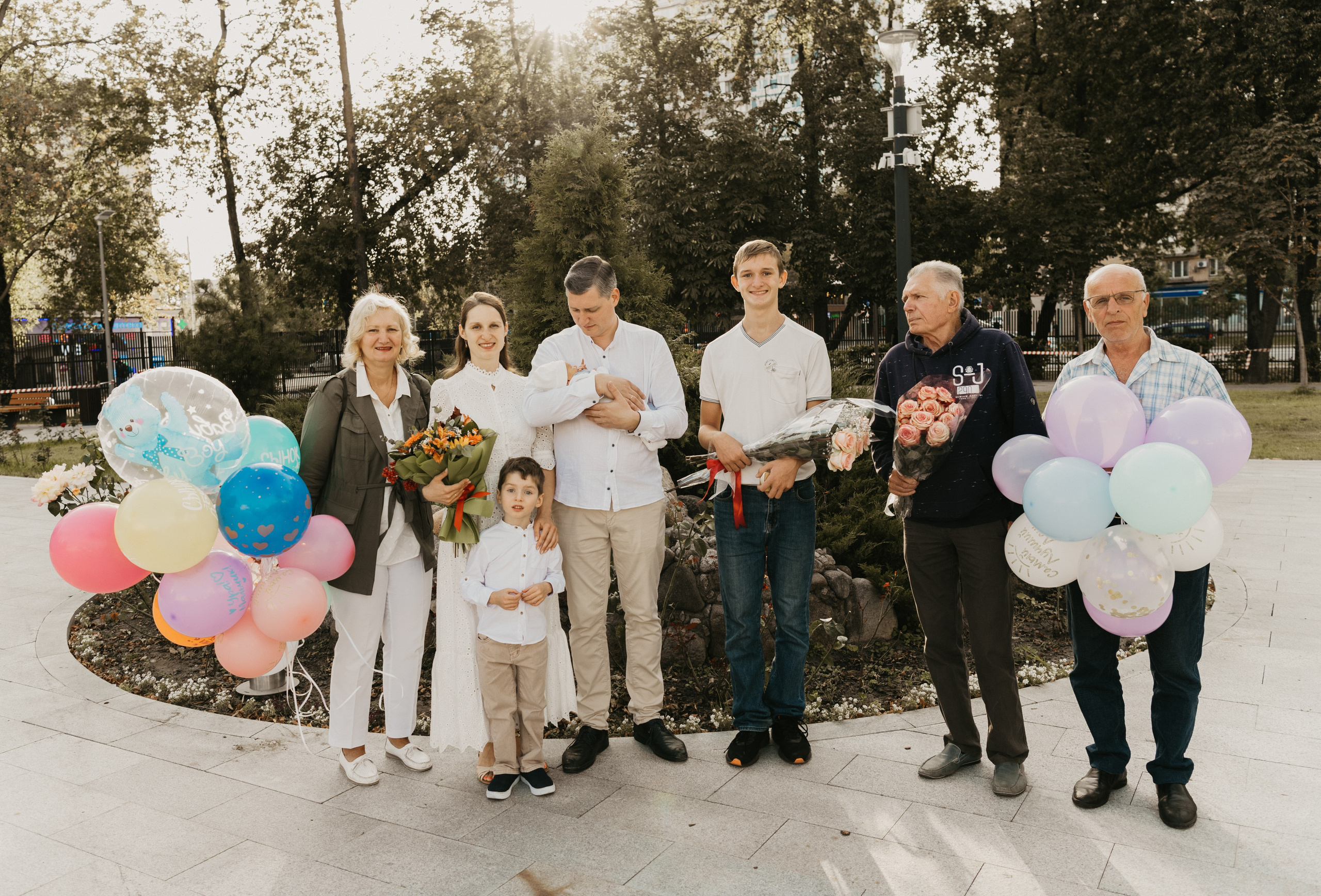Выписка Павла. Ерамишанцева. Фотограф на выписку из роддома в Москве и МО