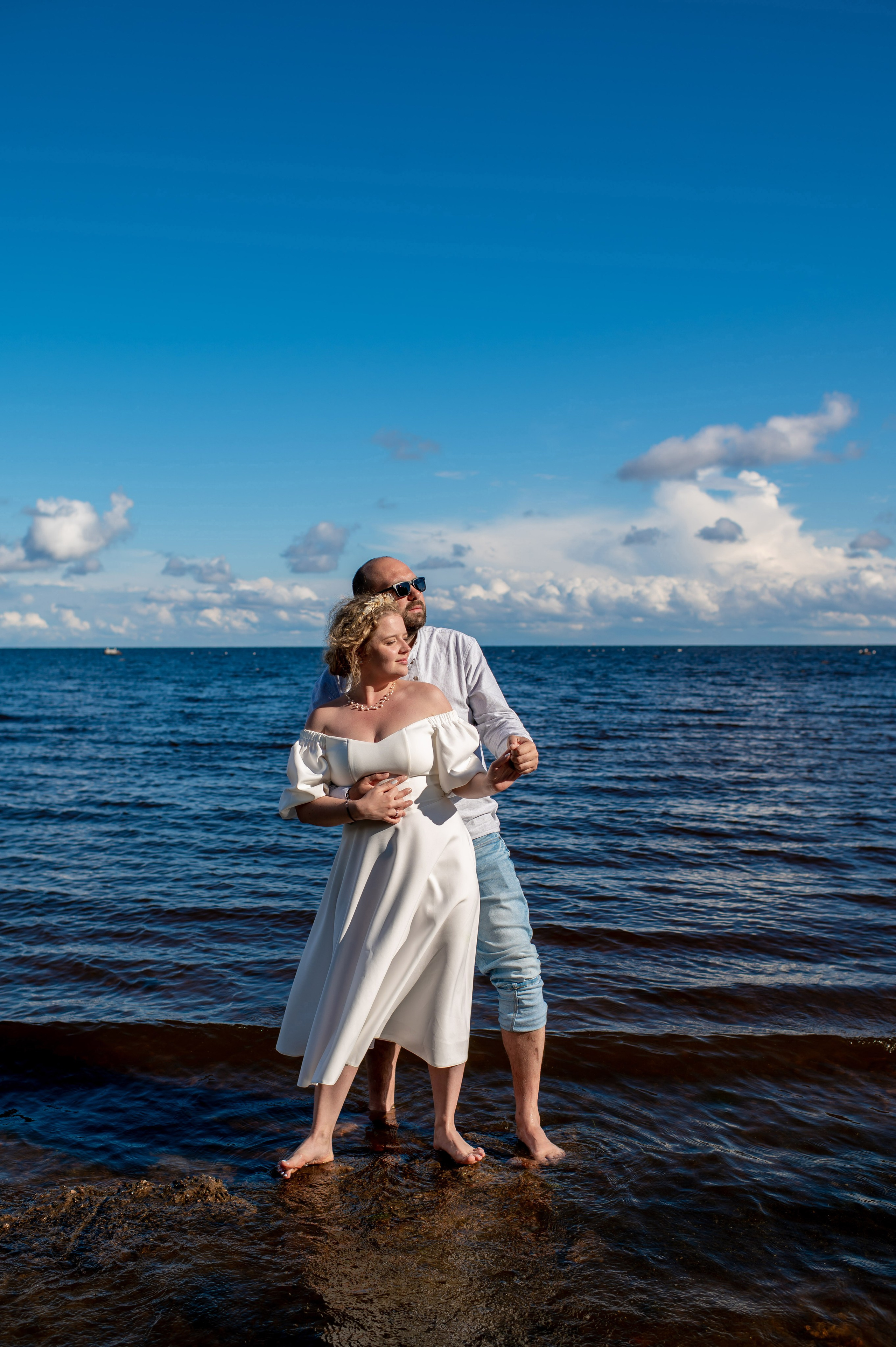 Станислав и Анастасия (нестандартная свадебная фотосессия в лесу и на Финском заливе). Портретный, семейный и свадебный фотограф в Санкт-Петербурге и в Пушкине Ширяев Денис