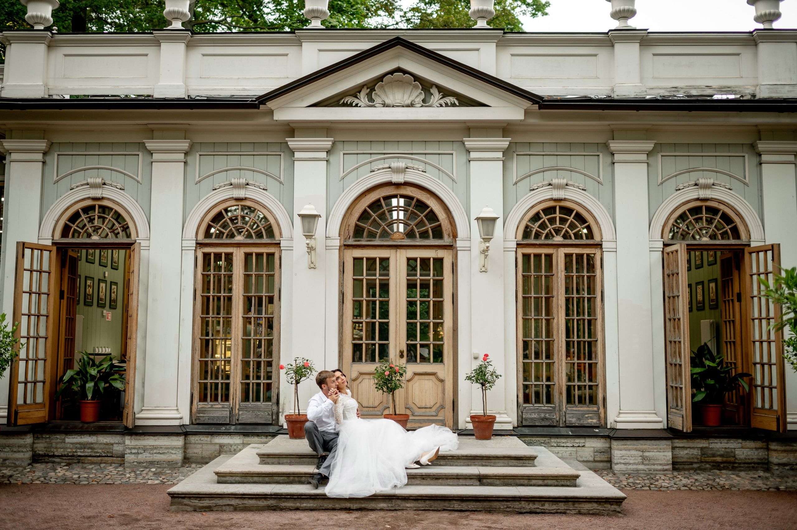 Кирилл и Анжела (круассаны, кофе и фотосессия в Летнем саду). Портретный, семейный и свадебный фотограф в Санкт-Петербурге и в Пушкине Ширяев Денис