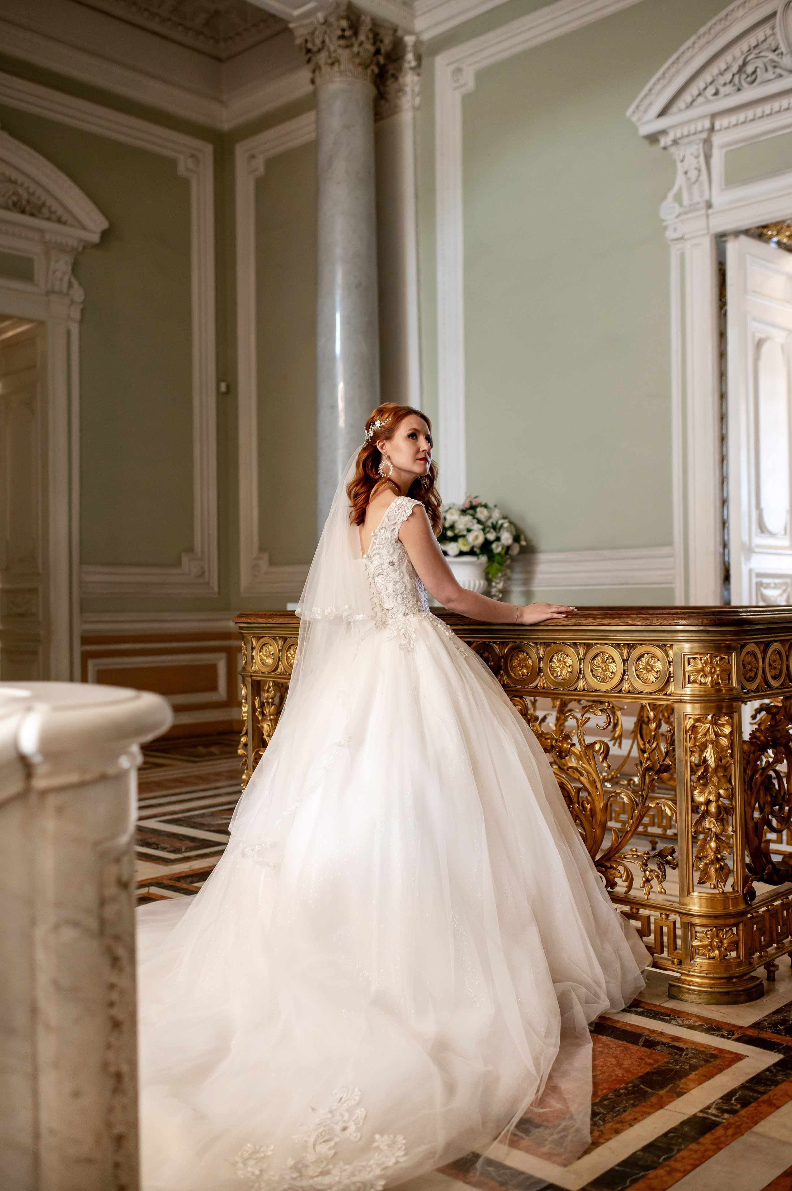 Екатерина и Алексей (свадебная фотосессия в Эрмитаже и Первом Дворце Бракосочетания на Английской набережной 28). Портретный, семейный и свадебный фотограф в Санкт-Петербурге и в Пушкине Ширяев Денис