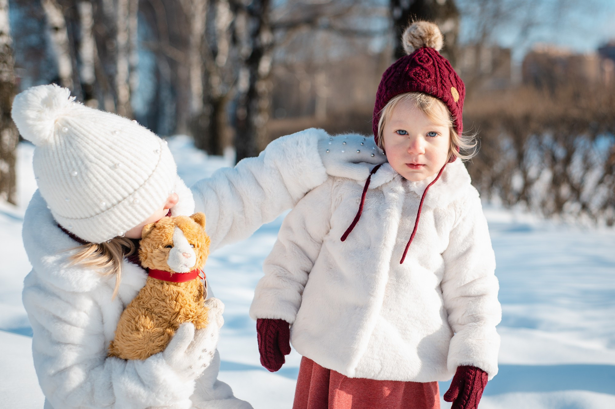 2021 Зимнняя фотопрогулка с детьми. Семейный, портретный, репортажный фотограф lifestyle в Москве и Кирове