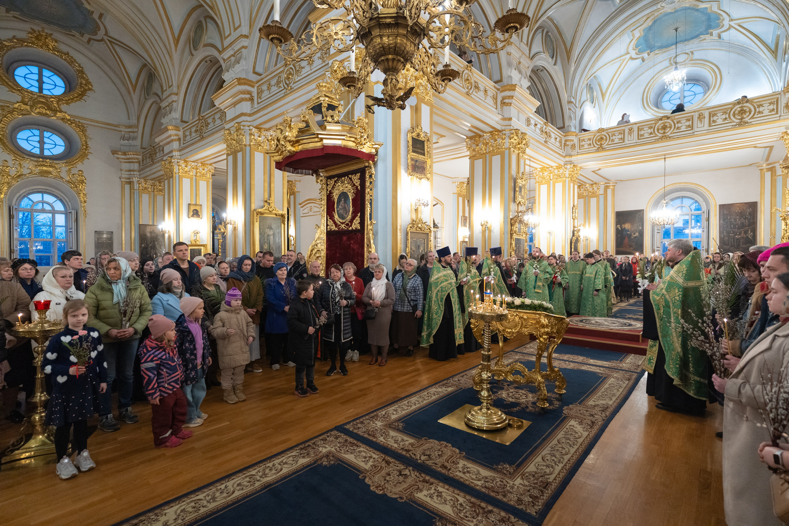 Суббота 6-й седмицы, ваий. Лазарева суббота. Воскрешение прав. Лазаря. НИКОЛО-БОГОЯВЛЕНСКИЙ МОРСКОЙ СОБОР