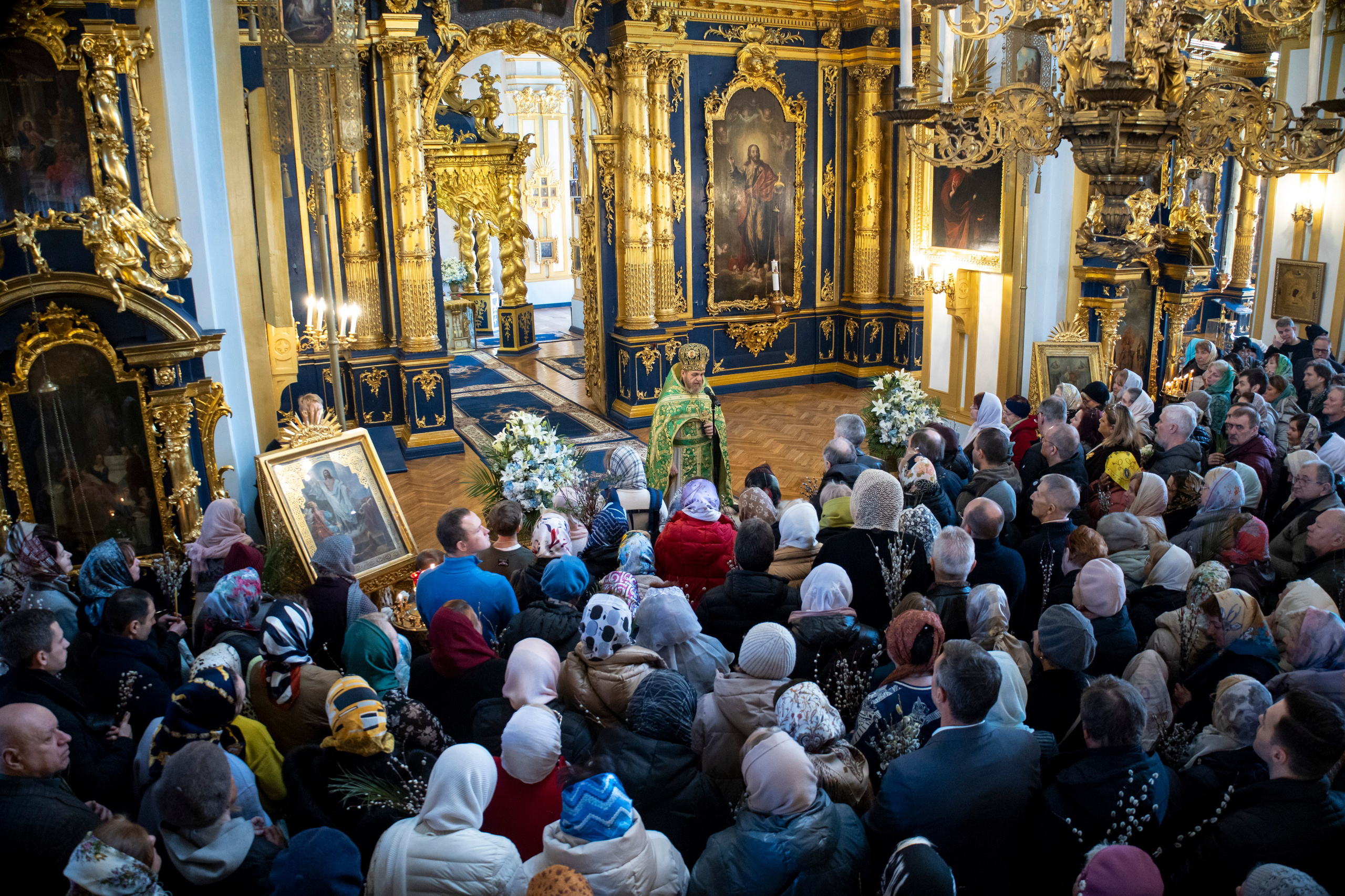ВХОД ГОСПОДЕНЬ В ИЕРУСАЛИМ. НИКОЛО-БОГОЯВЛЕНСКИЙ МОРСКОЙ СОБОР